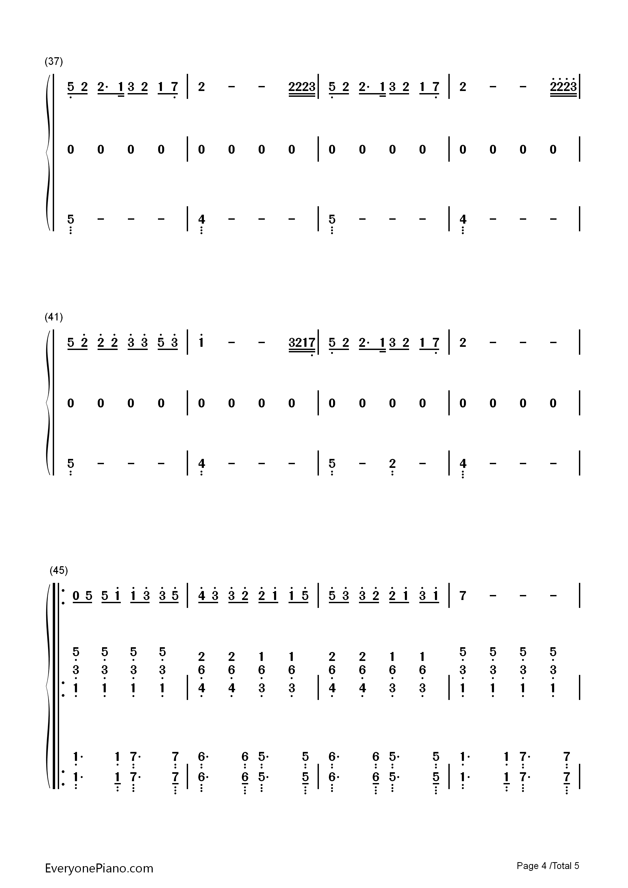 Writer_in_the_Dark钢琴简谱_Lorde演唱