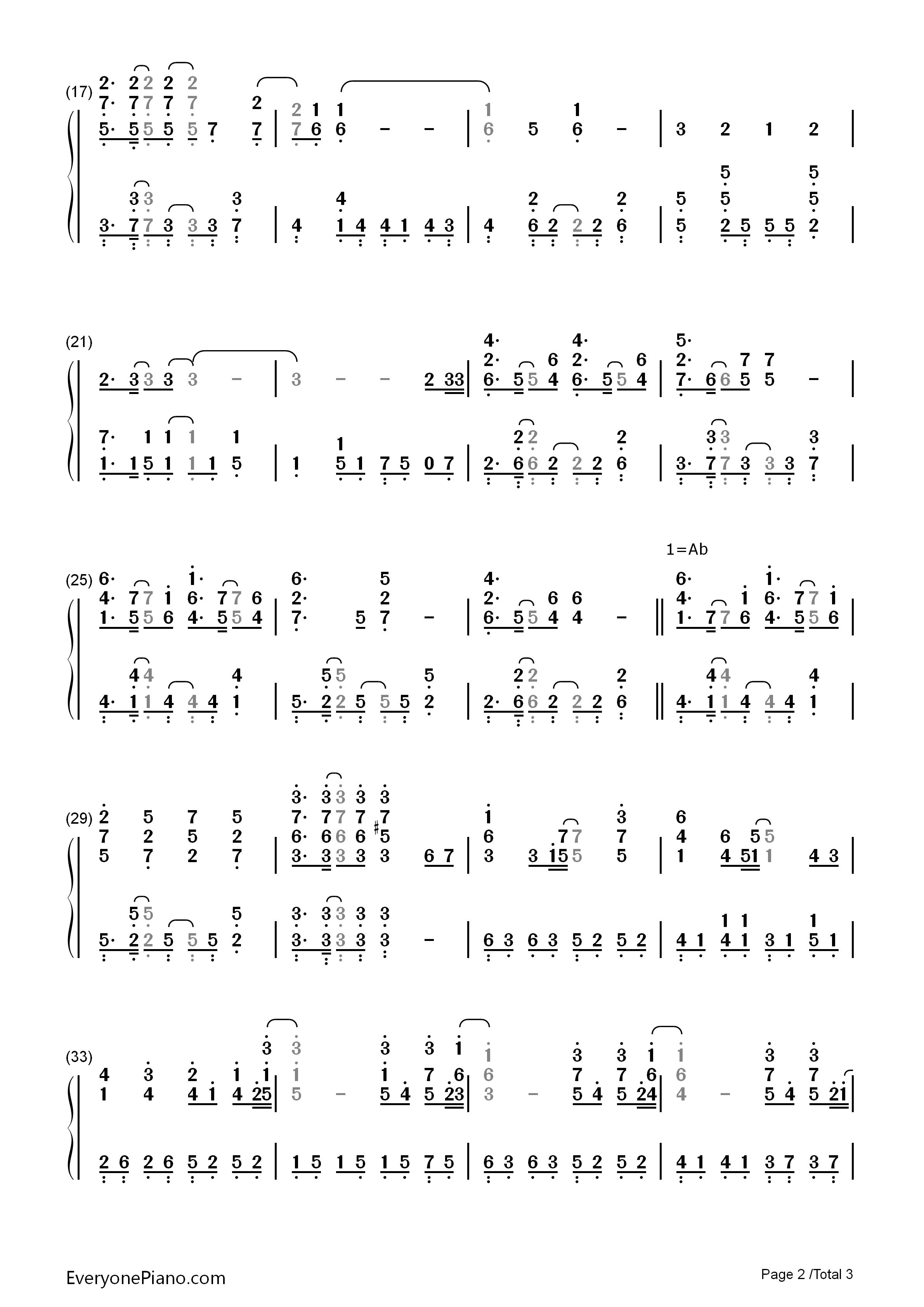 Reason钢琴简谱_玉置成实演唱