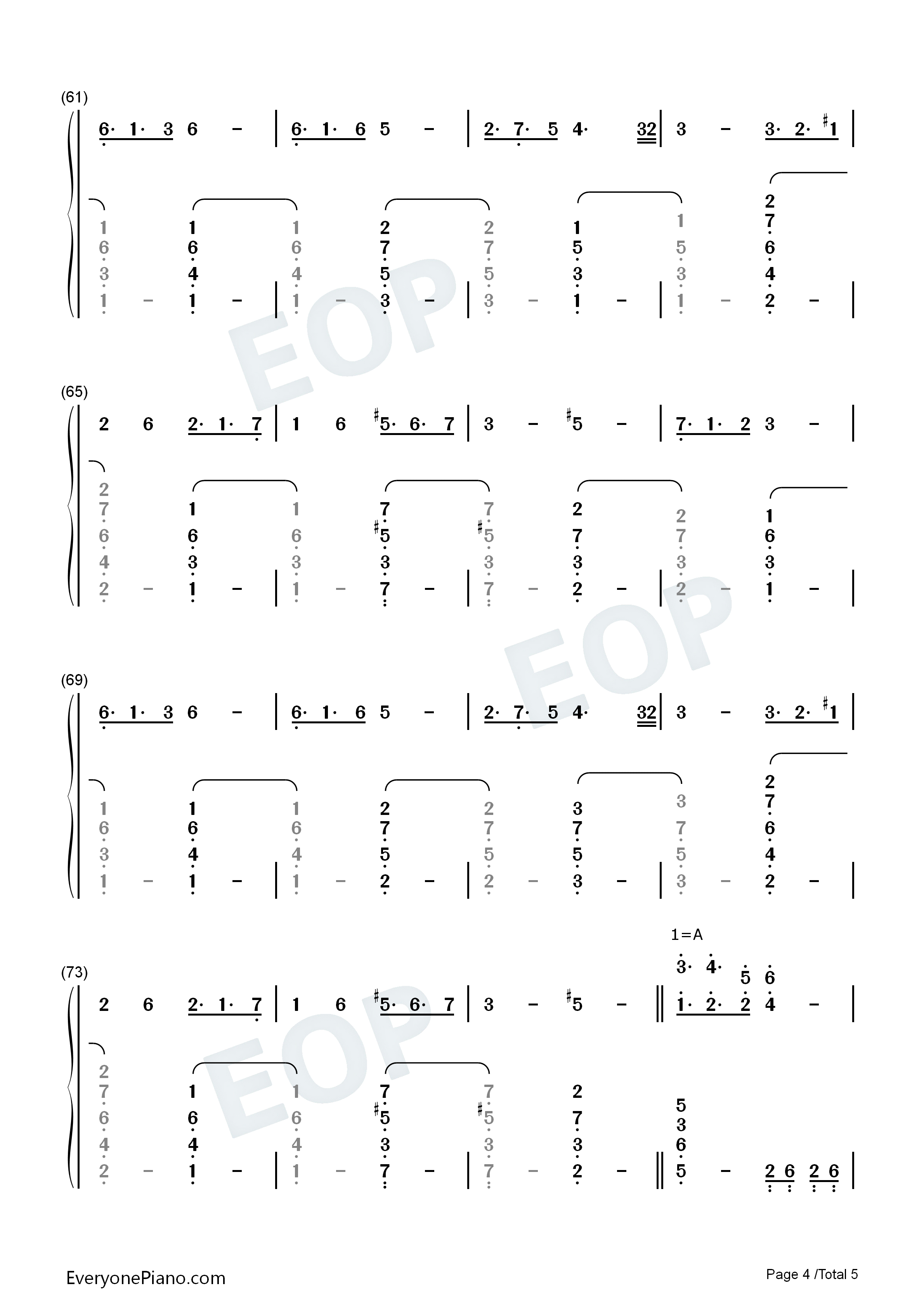 不思议の国のアリス钢琴简谱_东方Project演唱