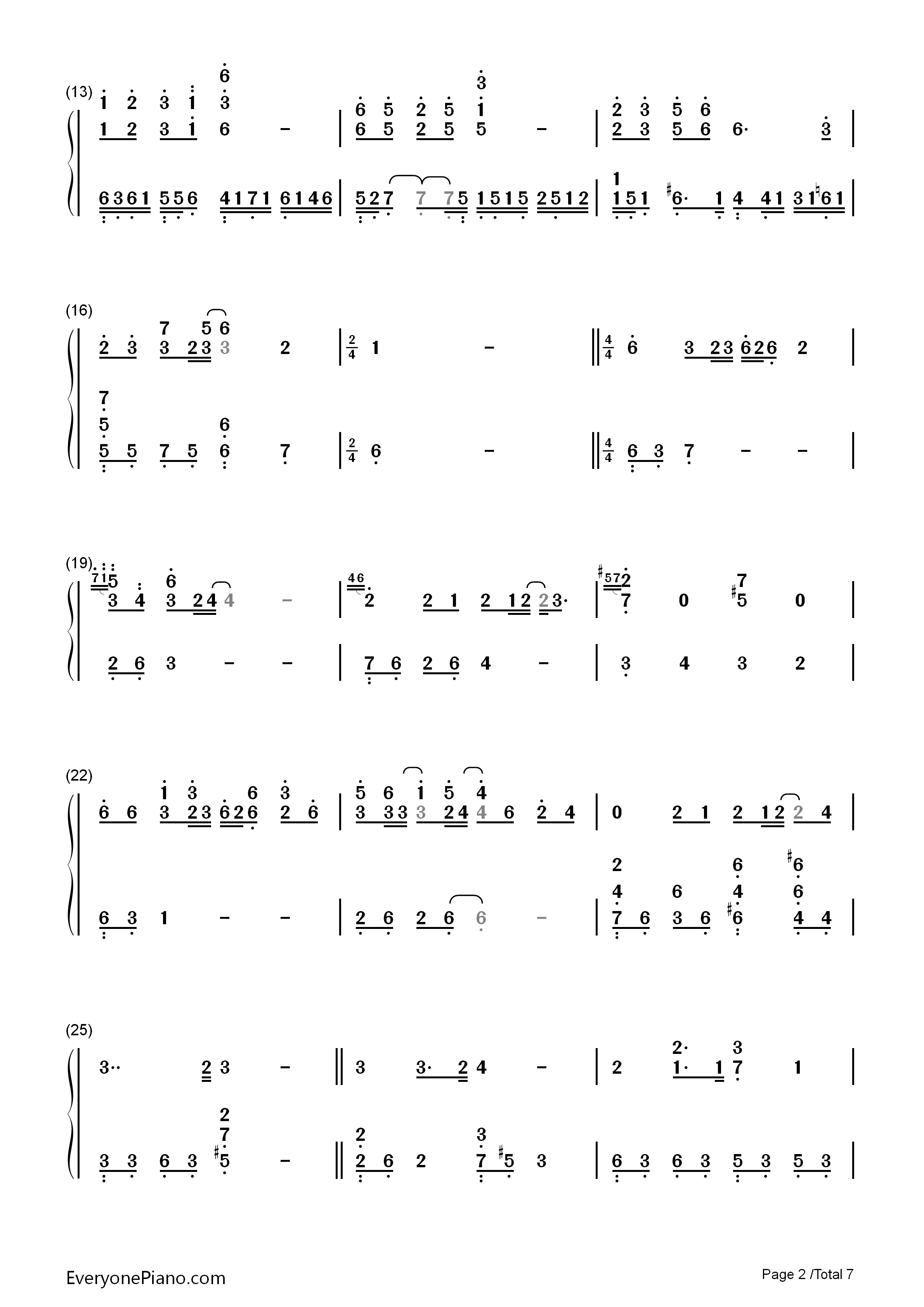 画情钢琴简谱_姚贝娜演唱