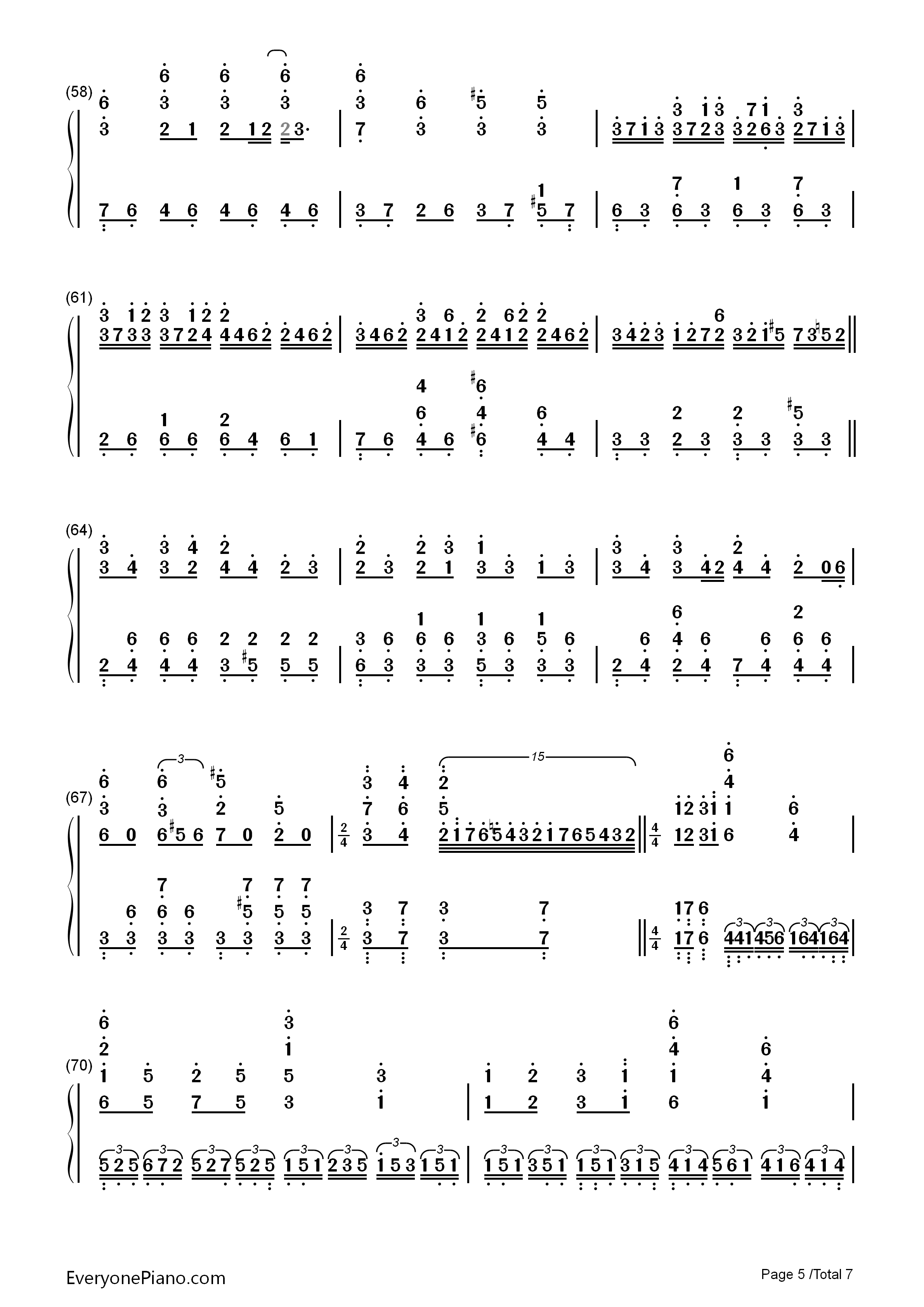 画情钢琴简谱_姚贝娜演唱