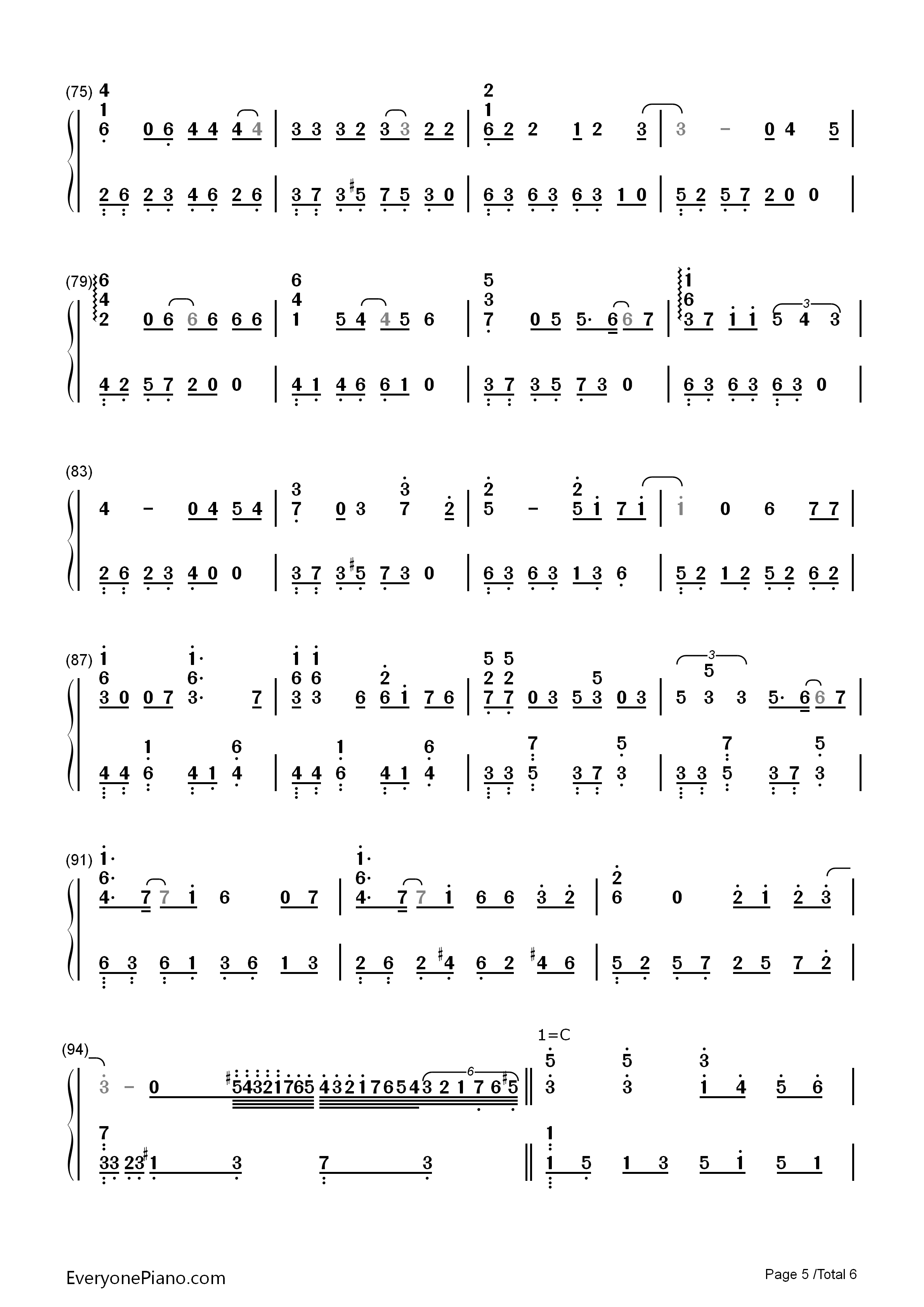 渐渐被你吸引钢琴简谱_FIELD_OF_VIEW演唱