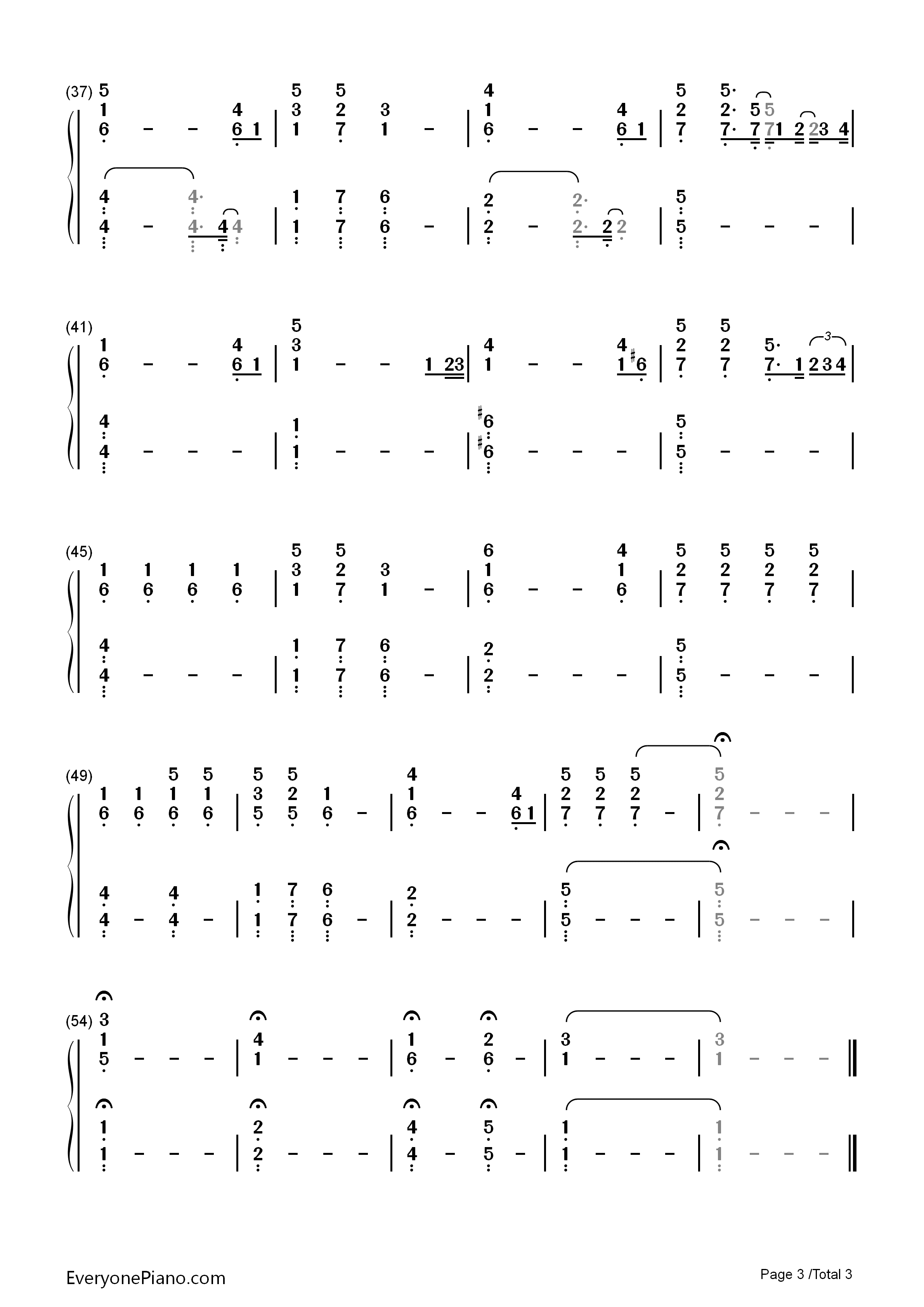 无法长大钢琴简谱_赵雷演唱