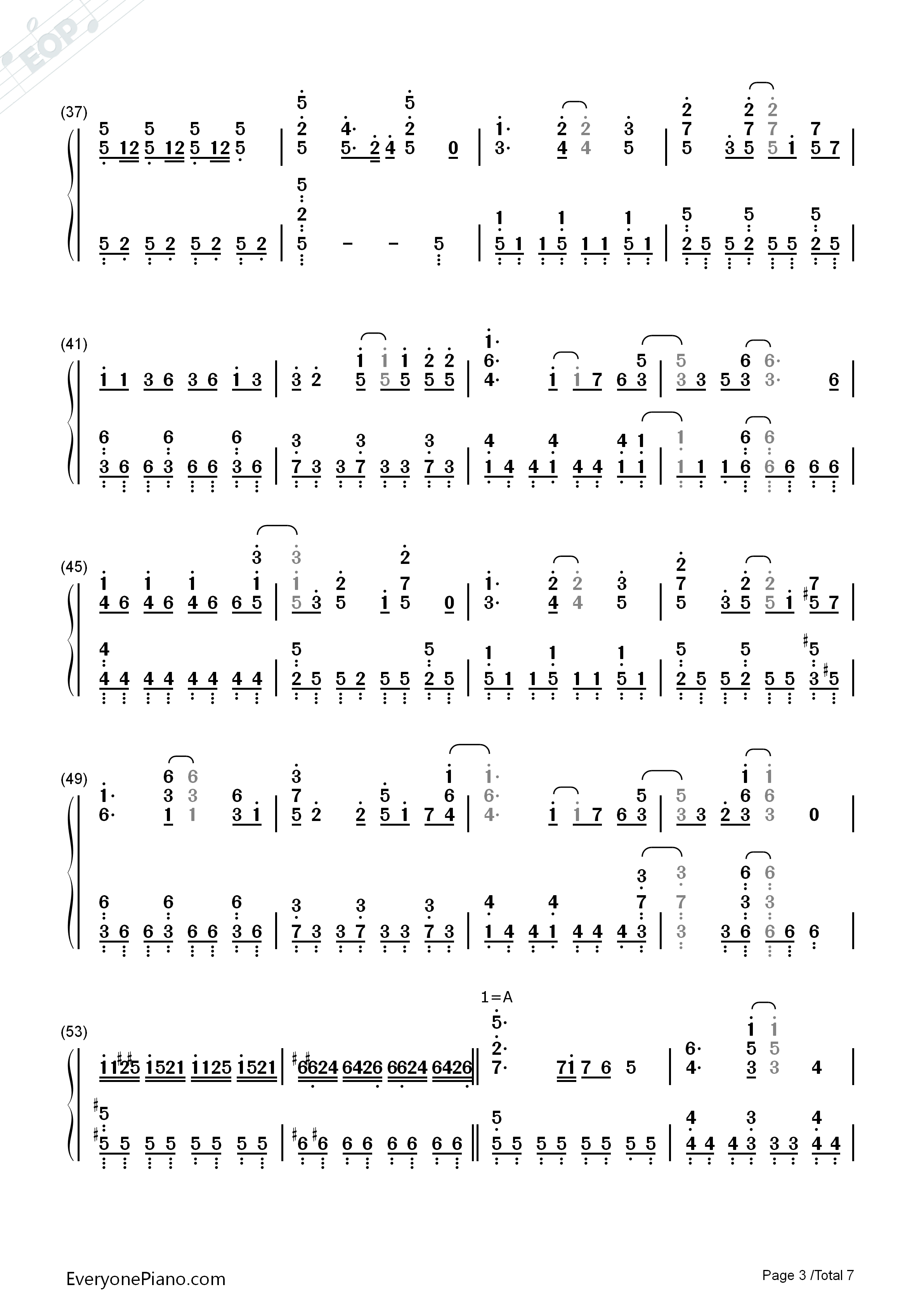Butter_Fly钢琴简谱_和田光司演唱