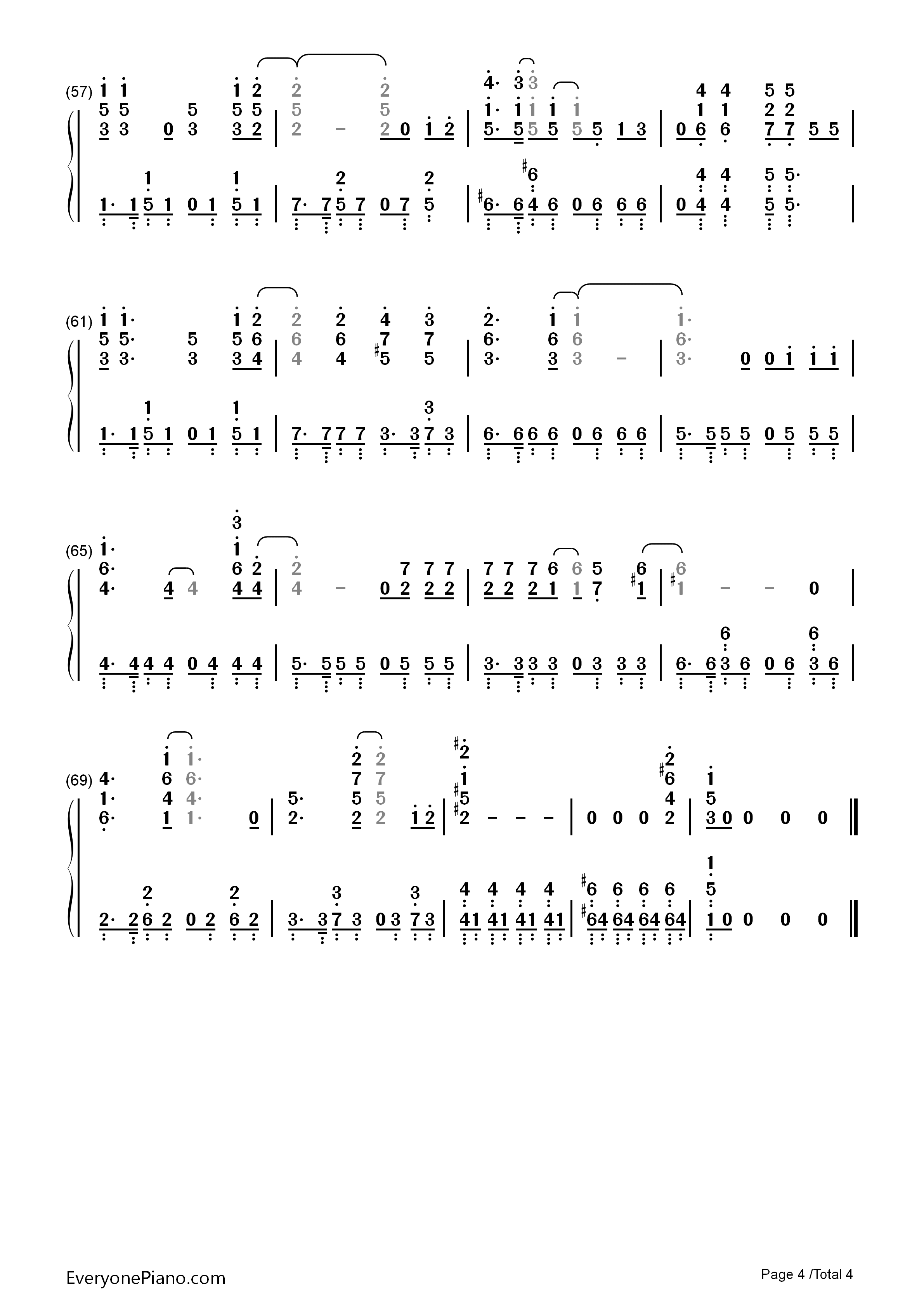 We_are!钢琴简谱_きただにひろし演唱