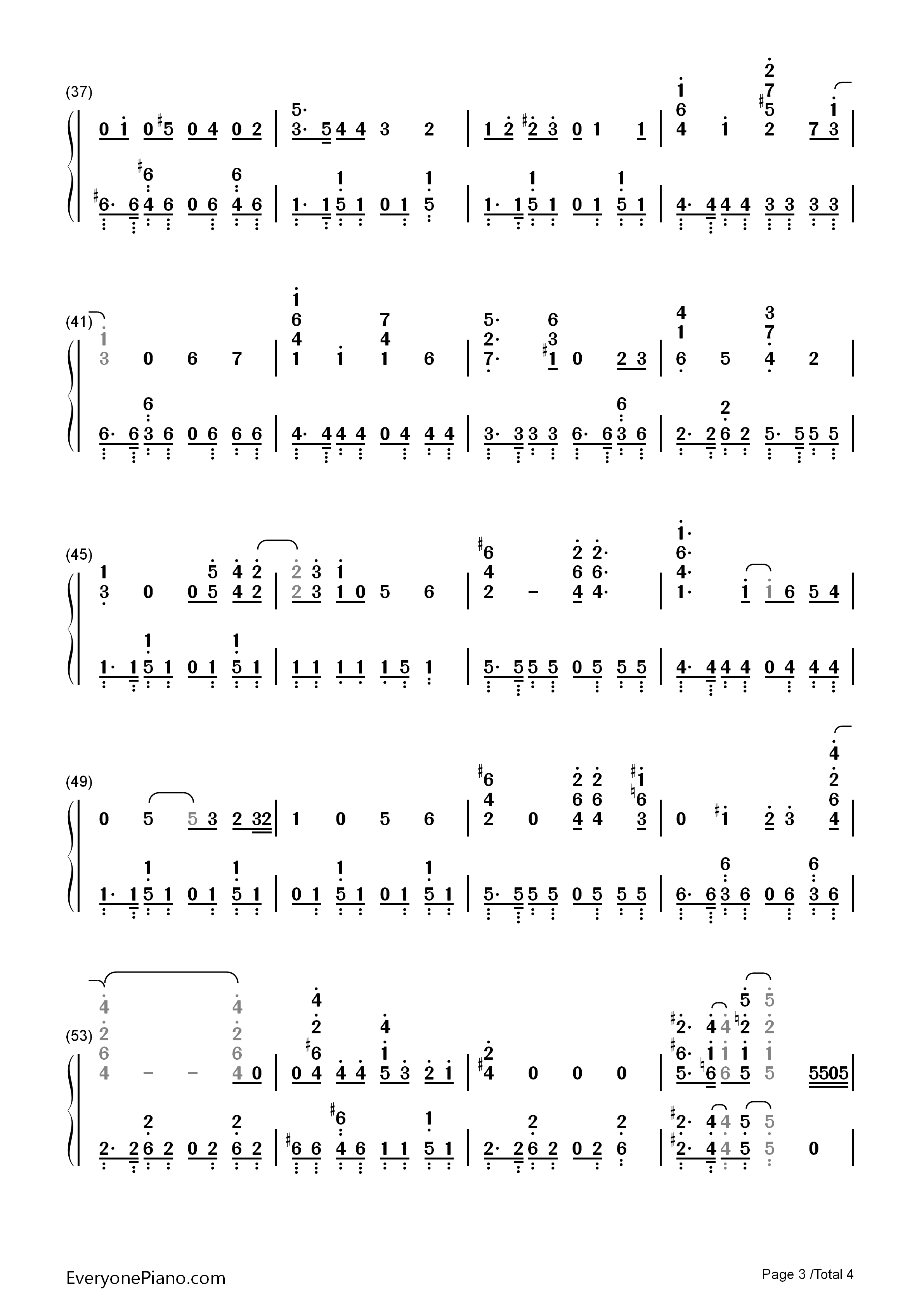 We_are!钢琴简谱_きただにひろし演唱