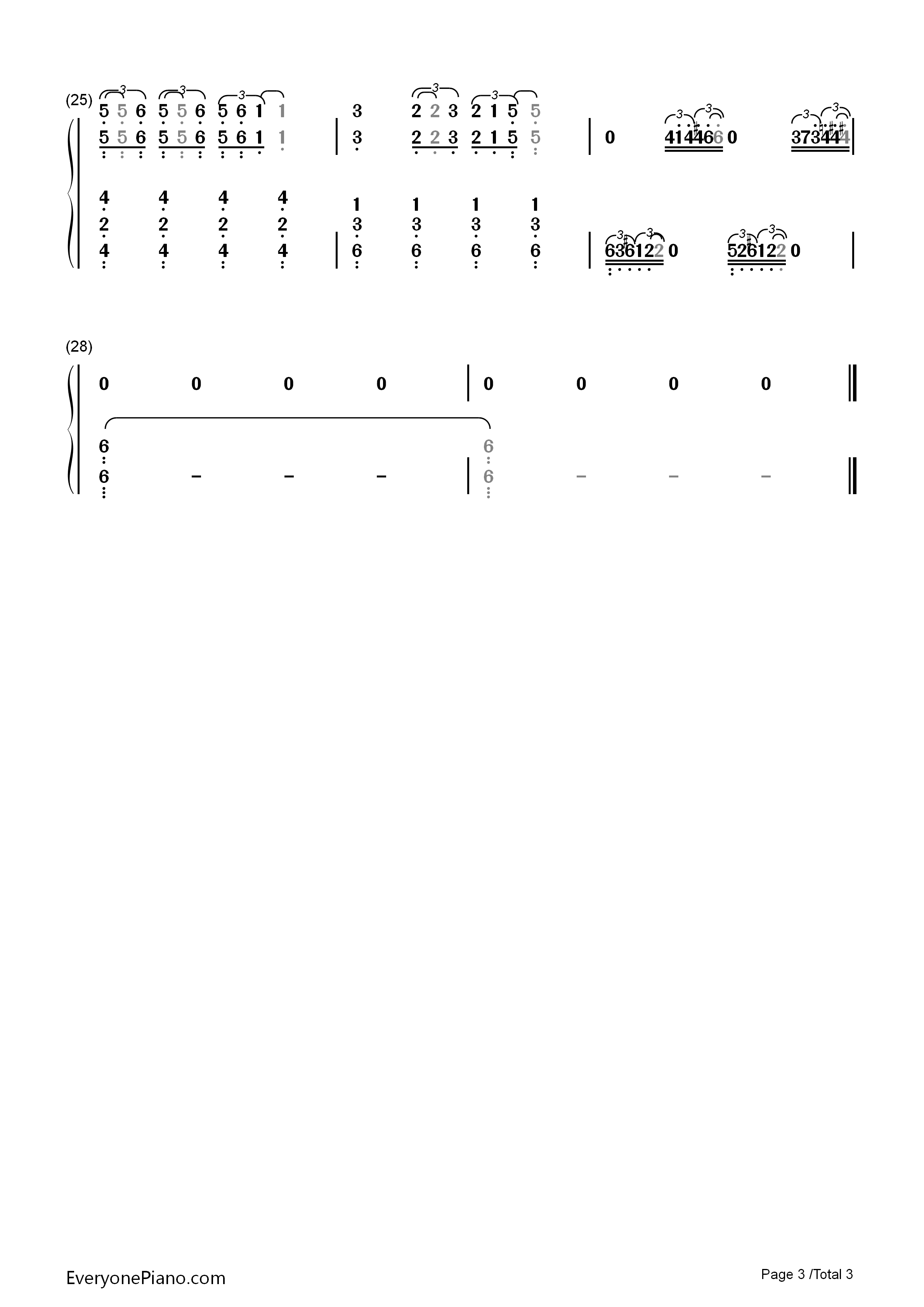 Main_Title_Theme_Westworld钢琴简谱_Ramin_Djawadi演唱