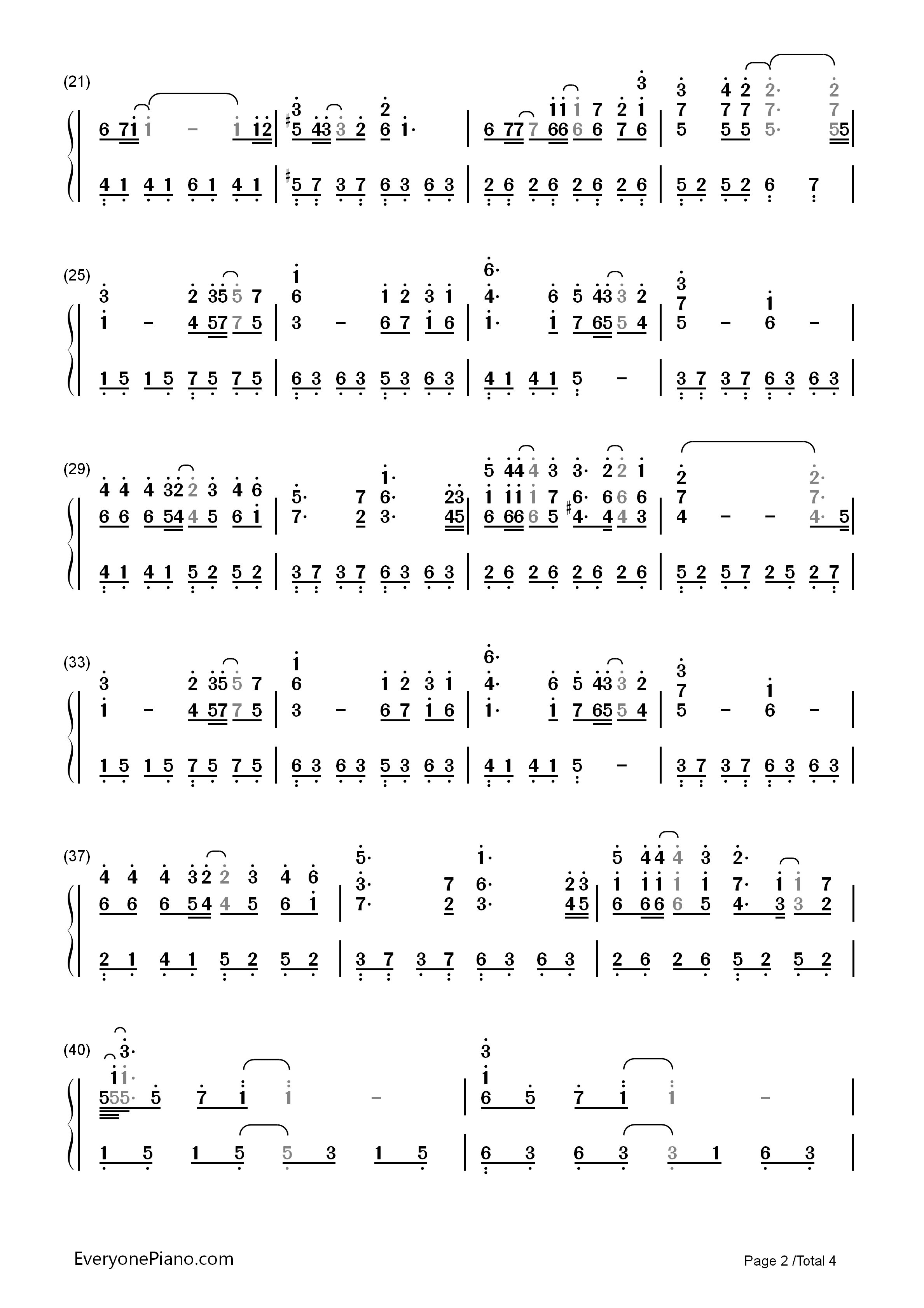 许愿钢琴简谱_梁咏琪_古巨基演唱