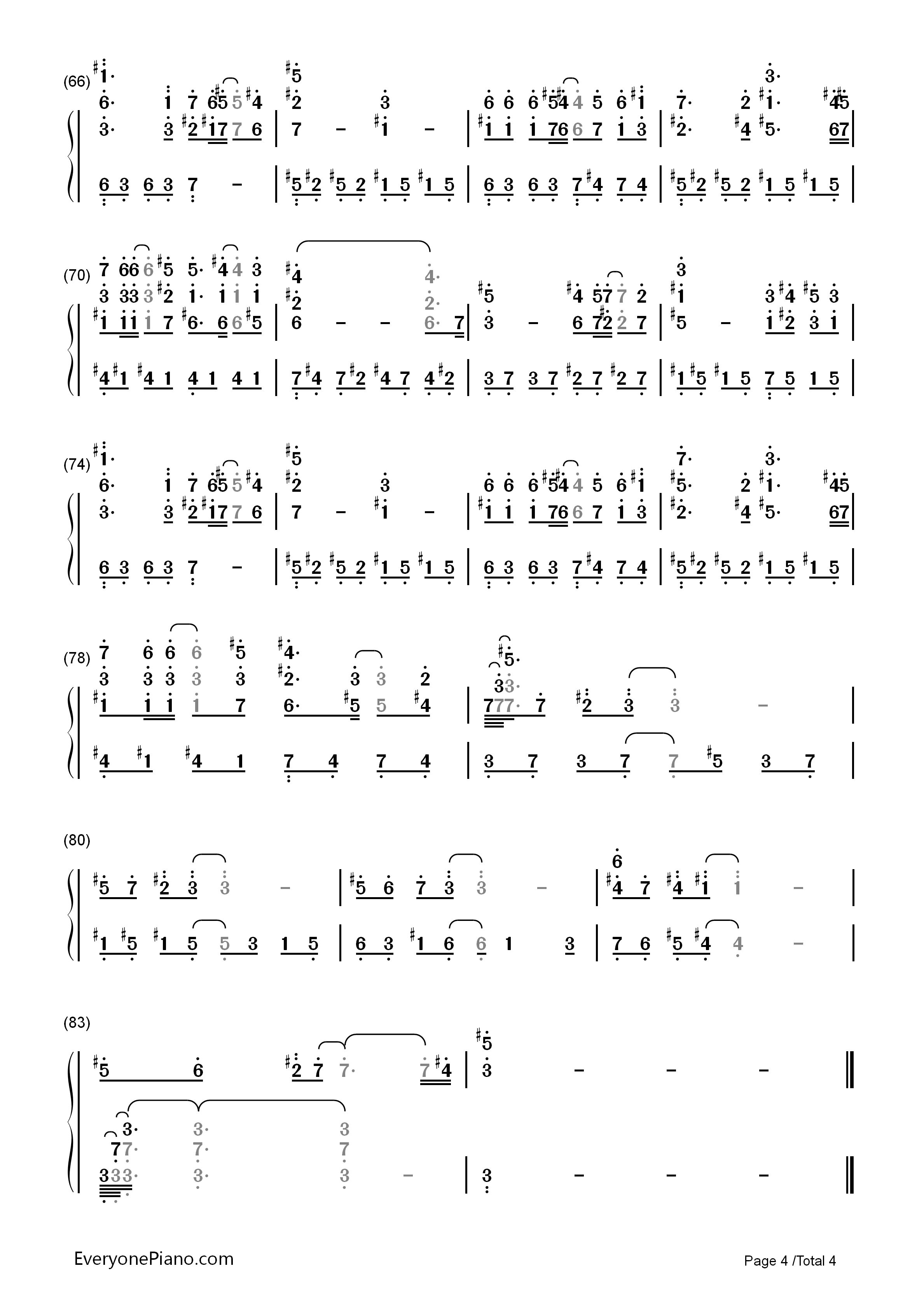 许愿钢琴简谱_梁咏琪_古巨基演唱