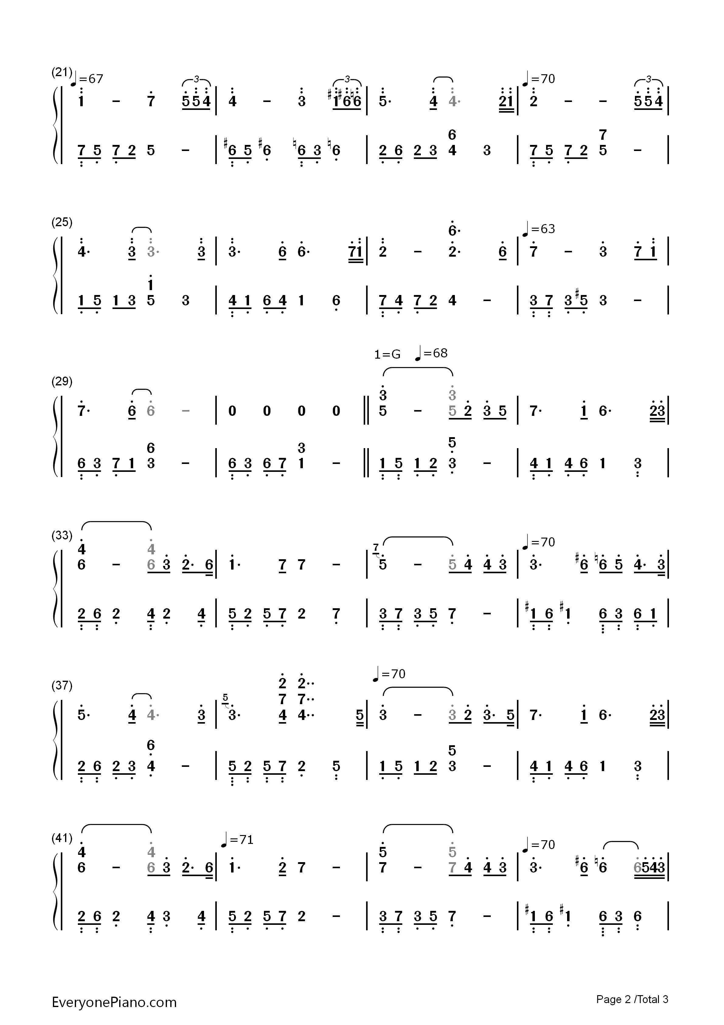 Remember钢琴简谱_The_Rain演唱