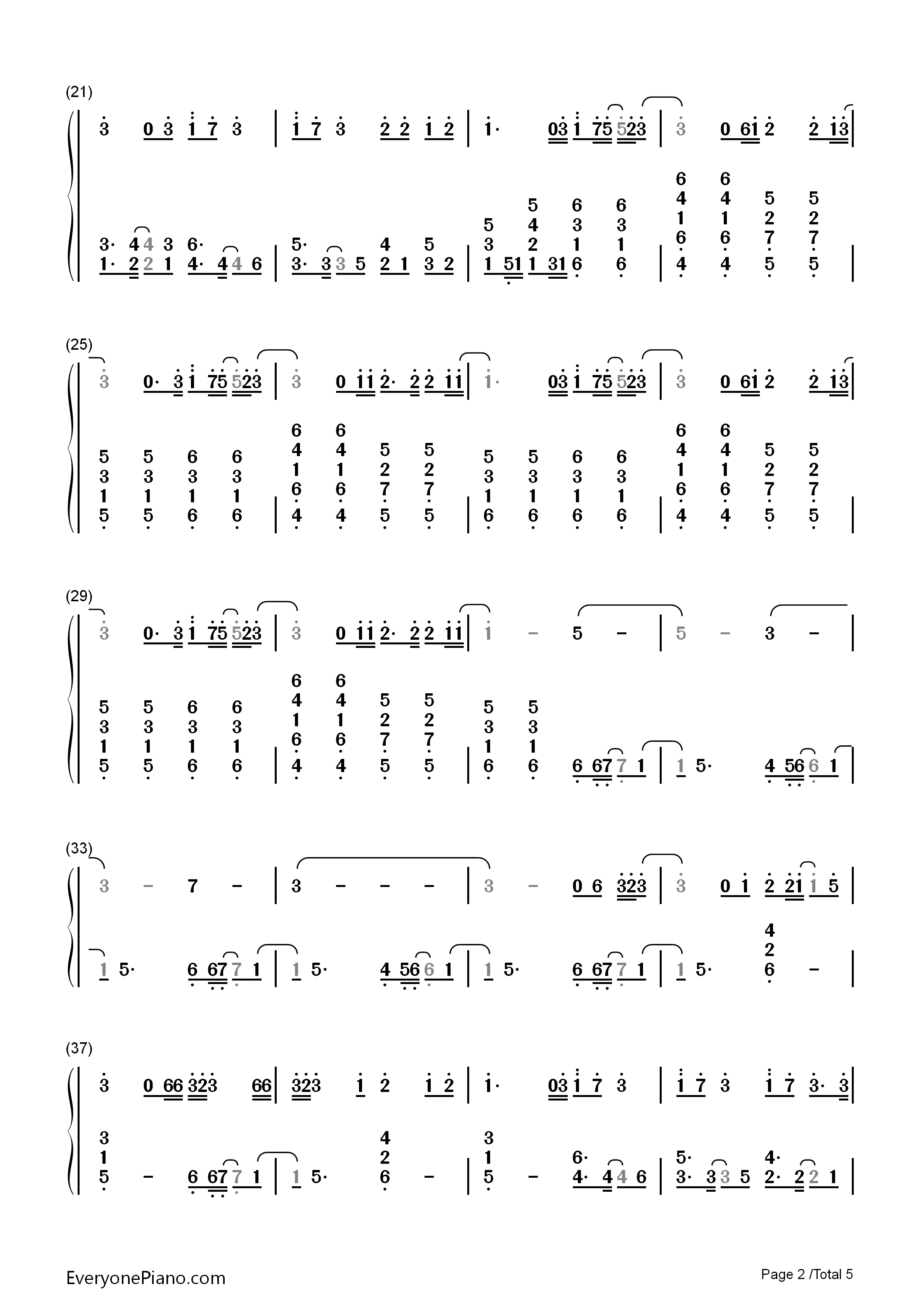 地球仪钢琴简谱_松泽由美演唱