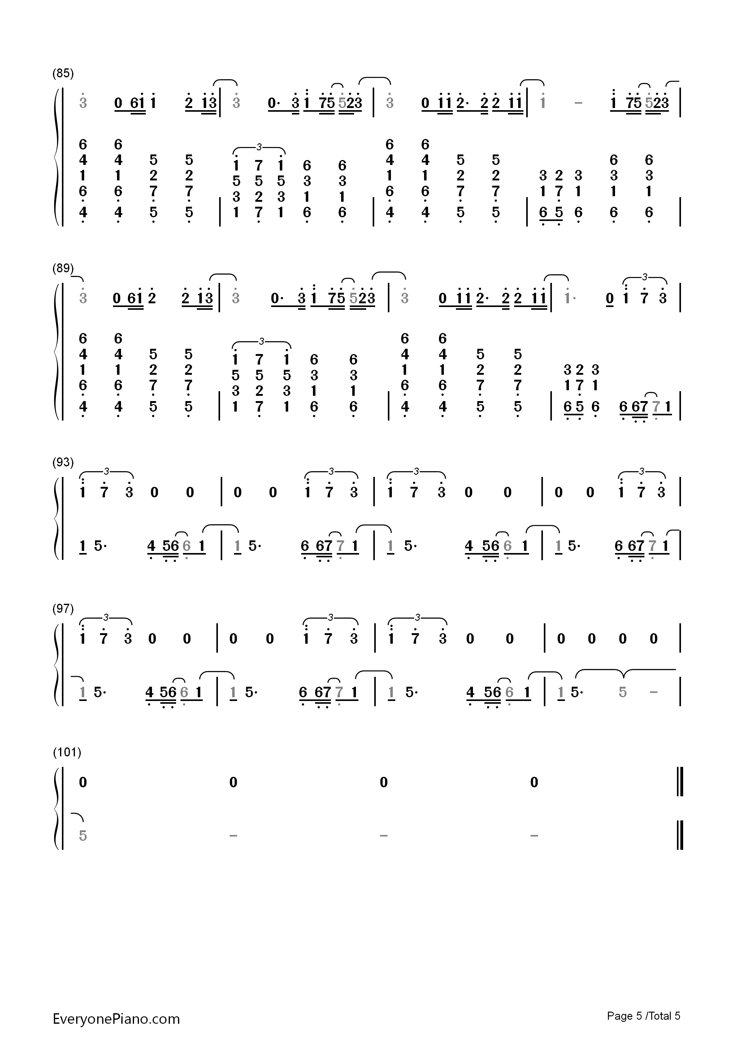 地球仪钢琴简谱_松泽由美演唱