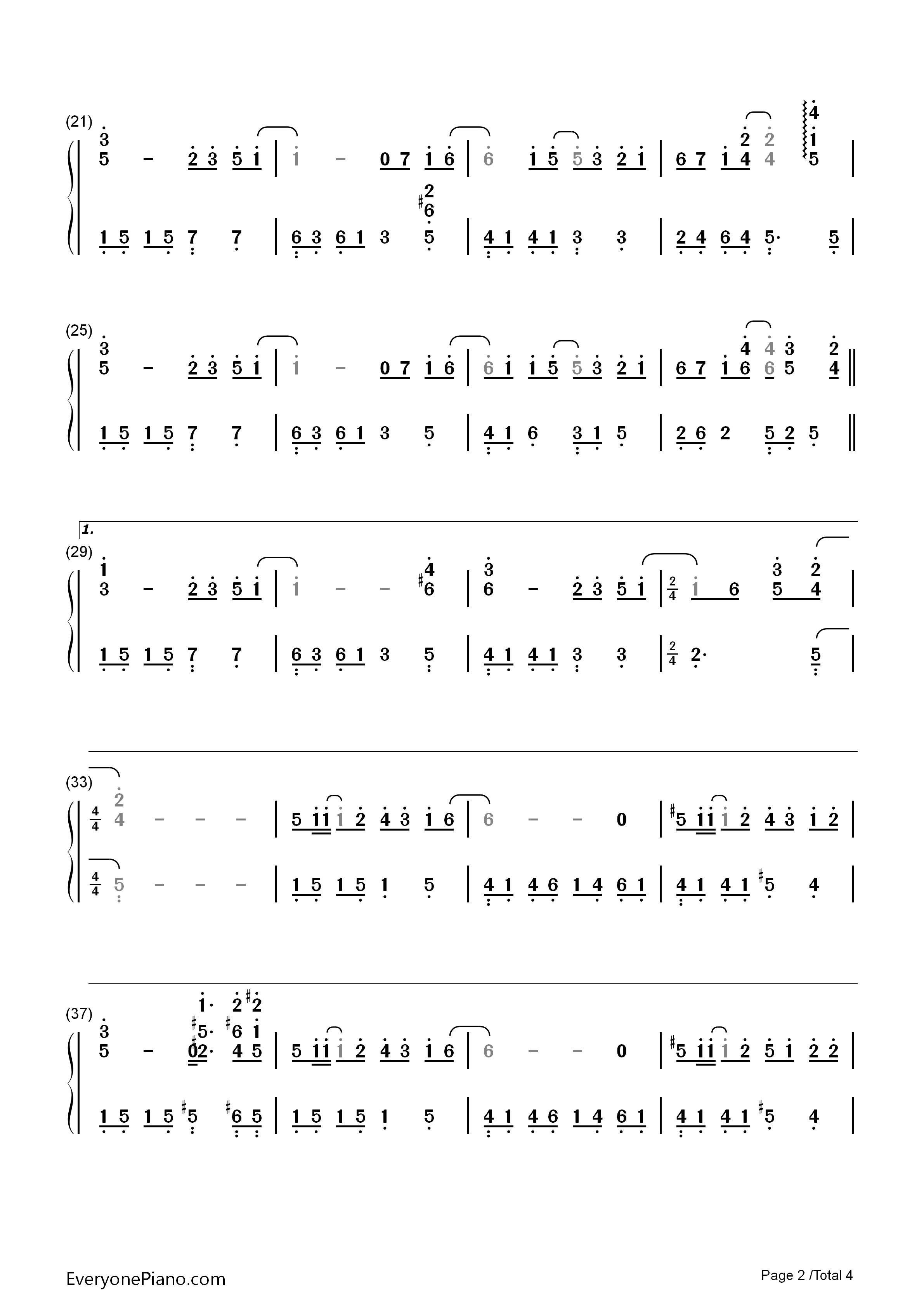 非你莫属钢琴简谱_TANK演唱