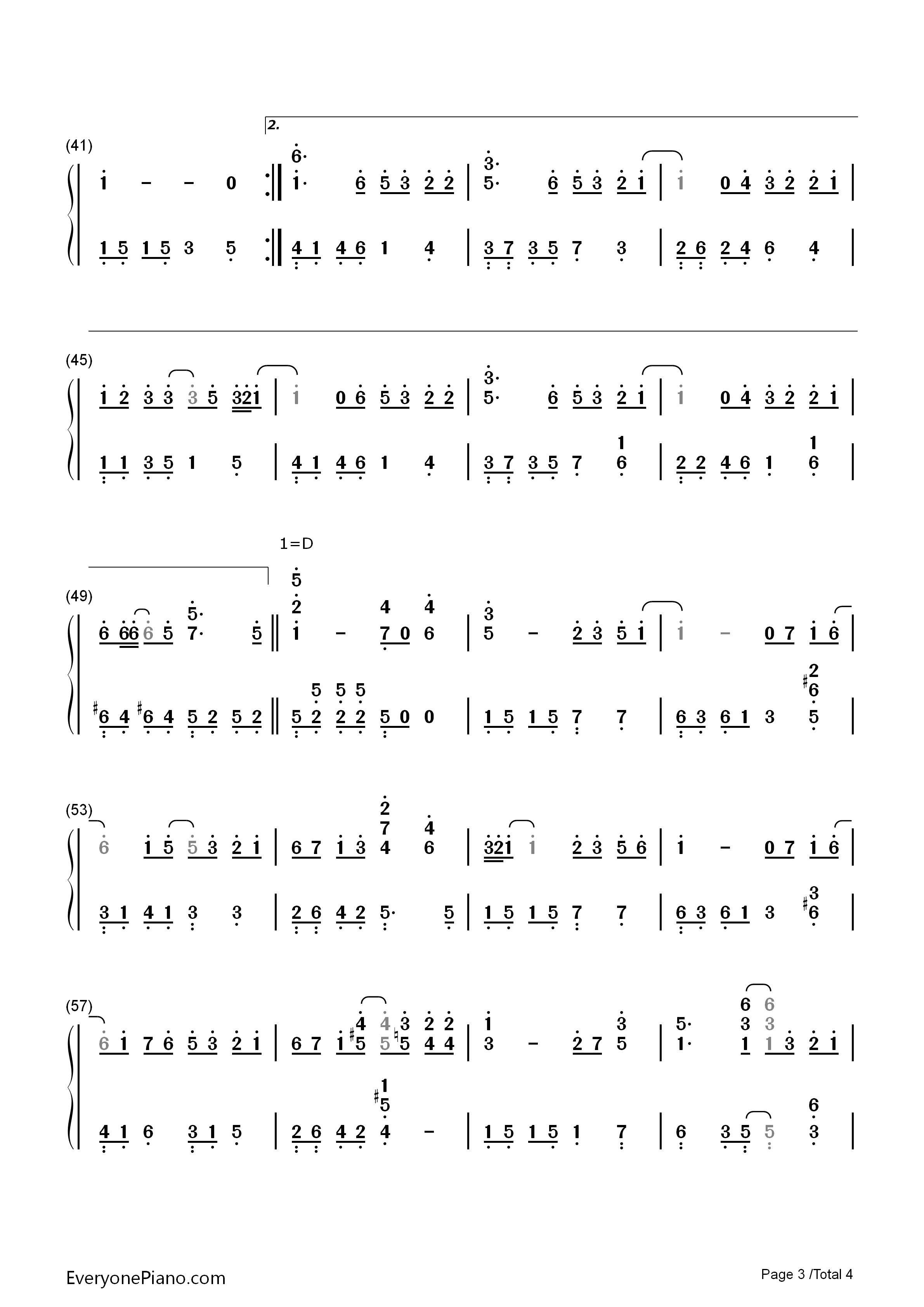 非你莫属钢琴简谱_TANK演唱