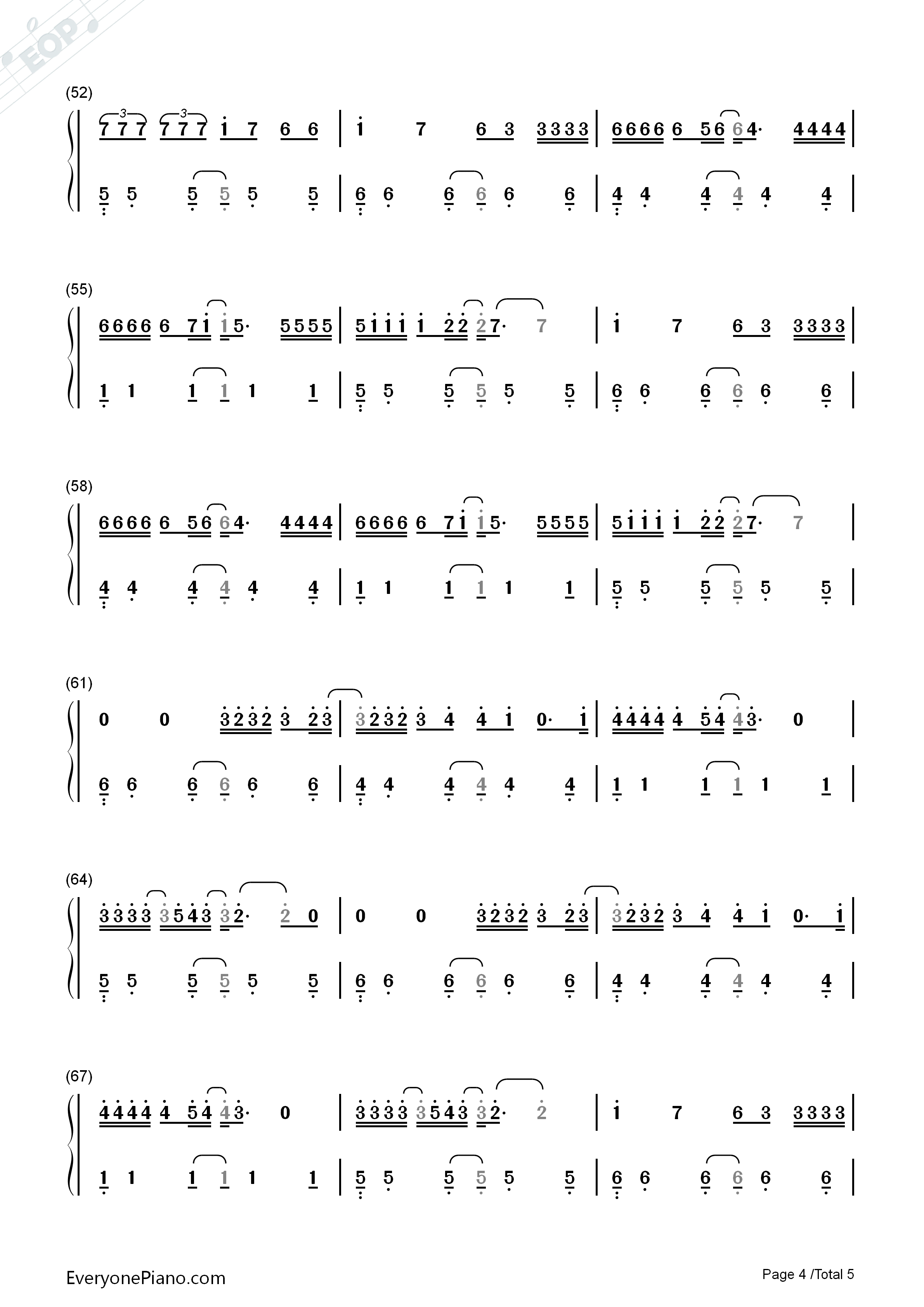 Despacito钢琴简谱_Justin_Bieber演唱