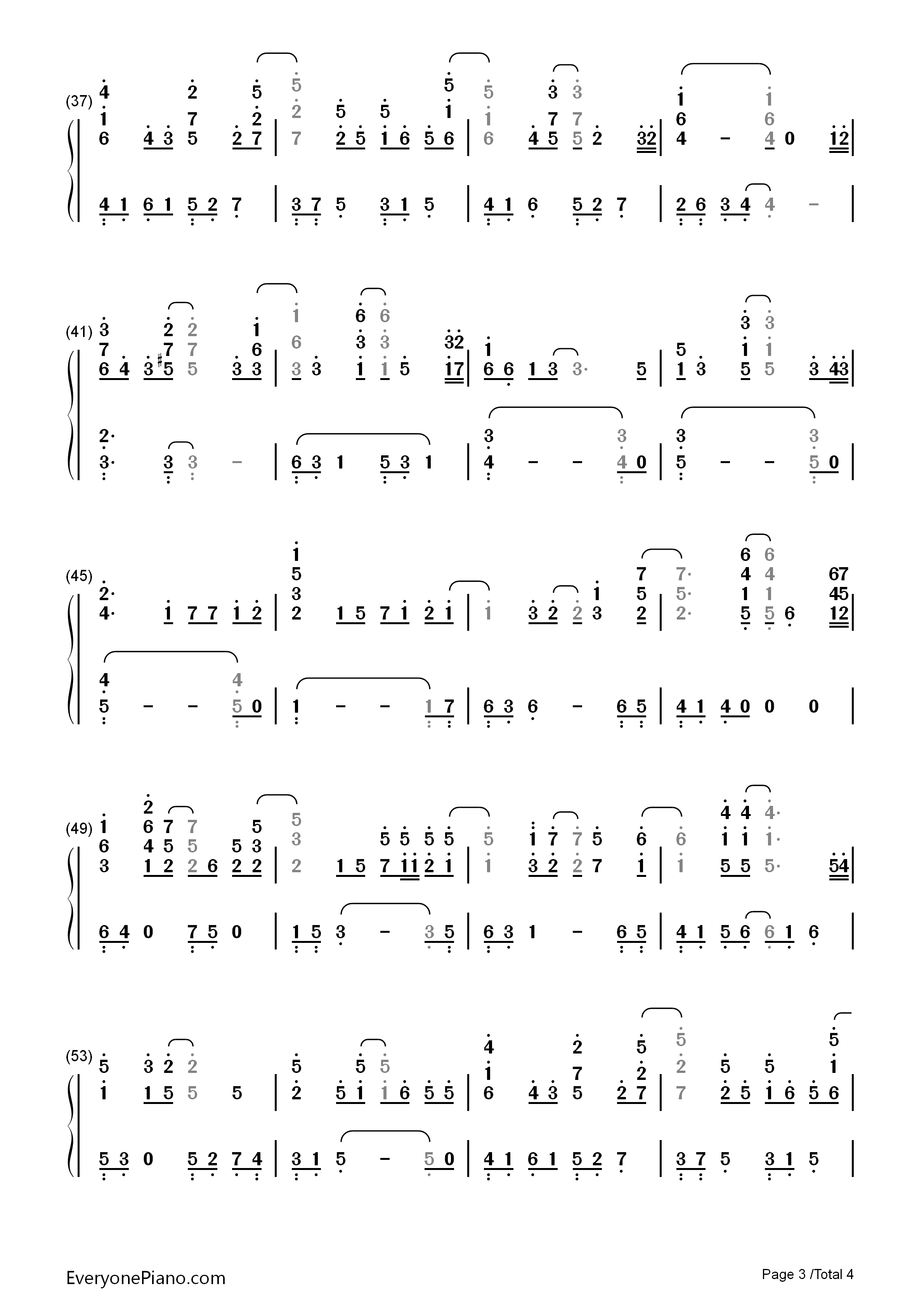 Valentine钢琴简谱_Jim_Brickman_Martina_McBride演唱