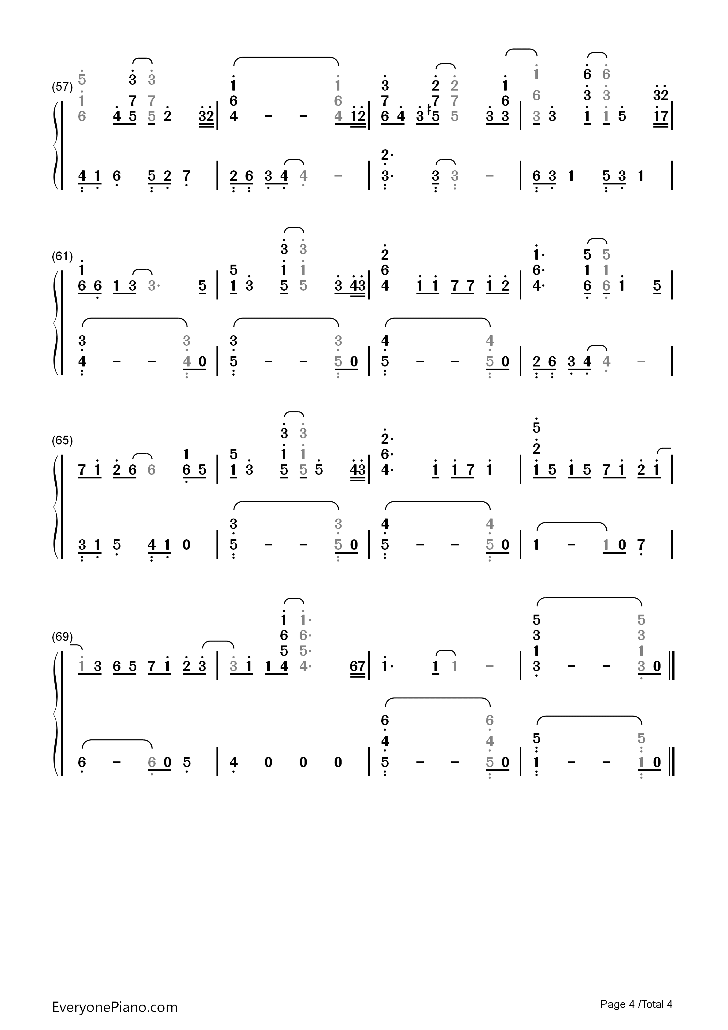 Valentine钢琴简谱_Jim_Brickman_Martina_McBride演唱