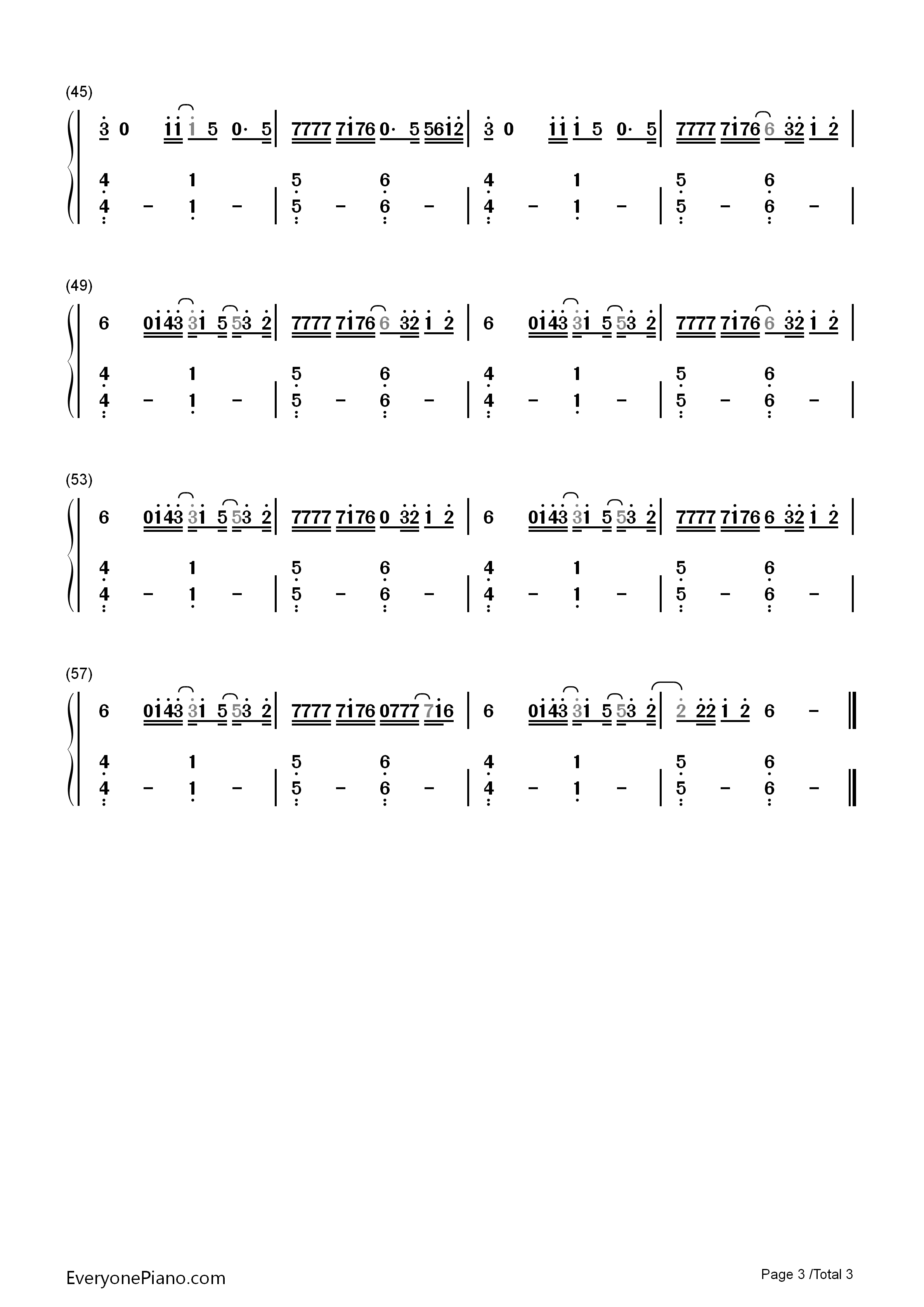 I_Don't_Wanna_Live_Forever钢琴简谱_Zayn_Taylor_Swift演唱