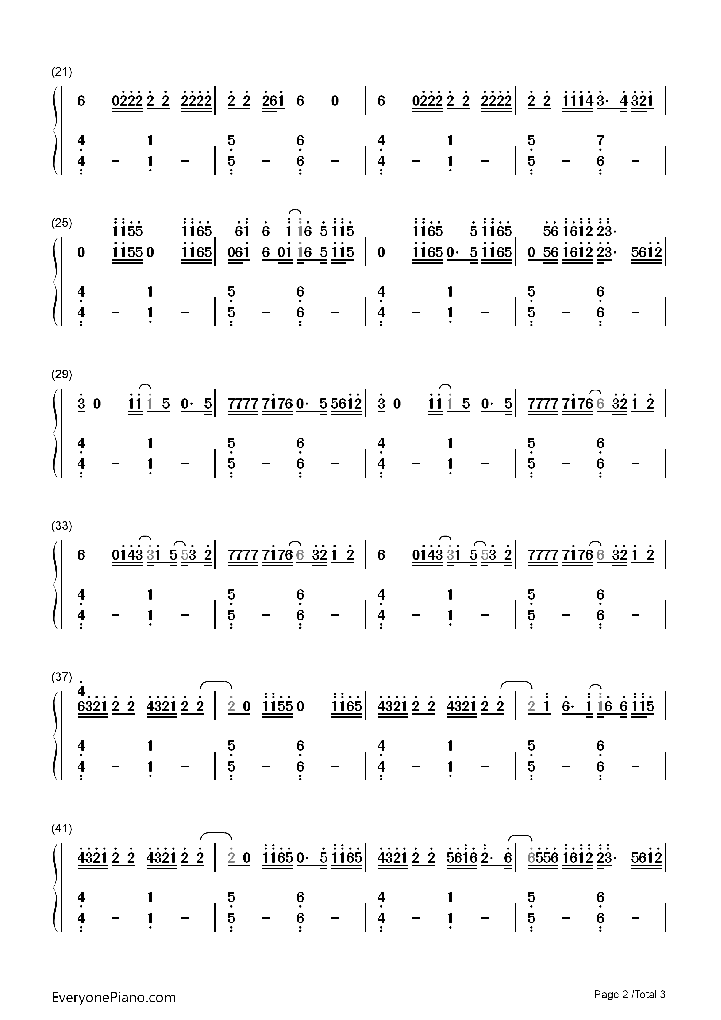 I_Don't_Wanna_Live_Forever钢琴简谱_Zayn_Taylor_Swift演唱