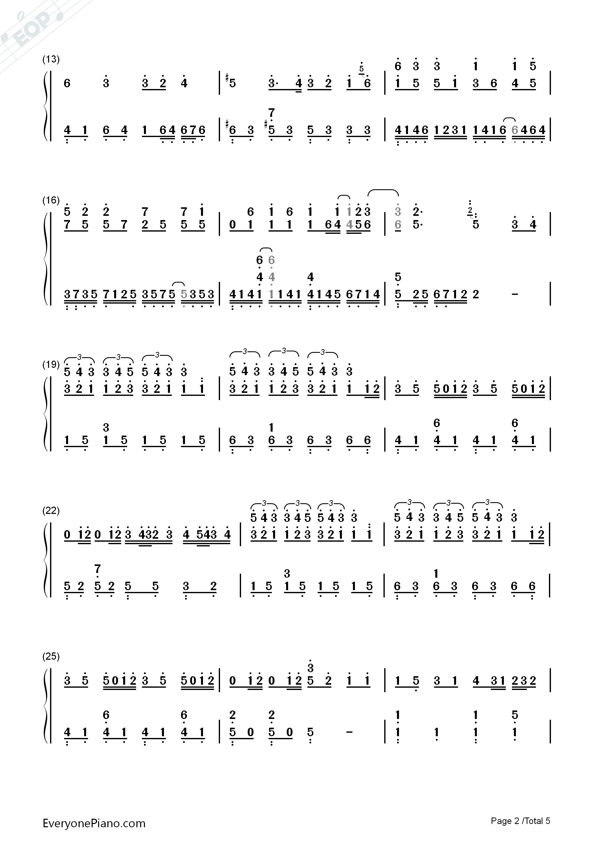 龙卷风钢琴简谱_邓紫棋演唱