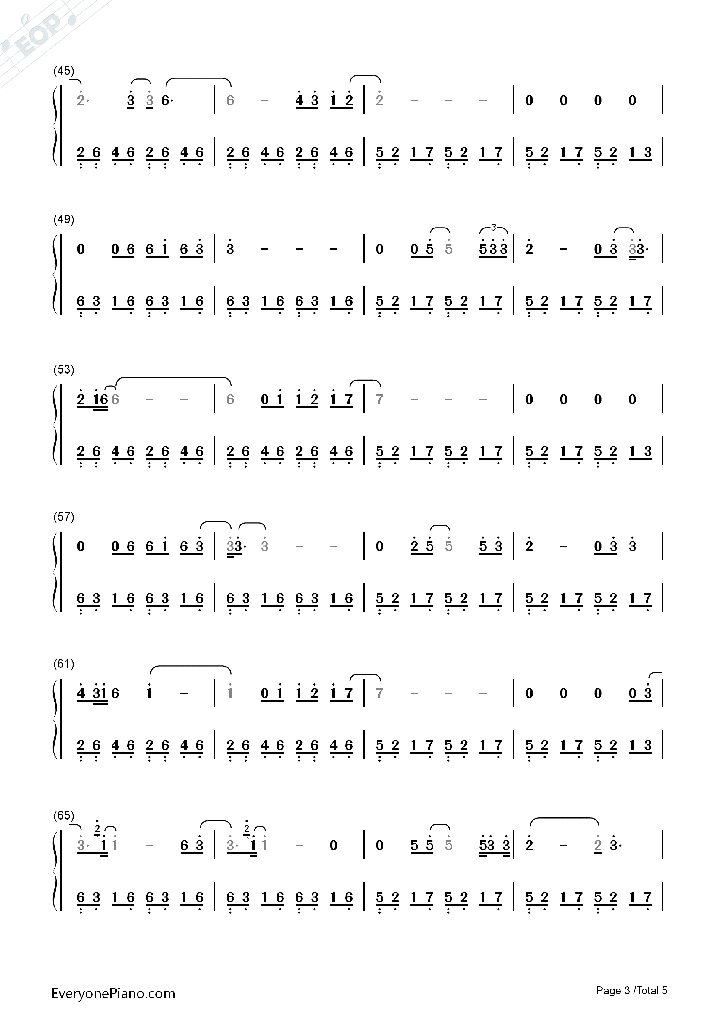 Cold_Little_Heart钢琴简谱_Michael_Kiwanuka演唱