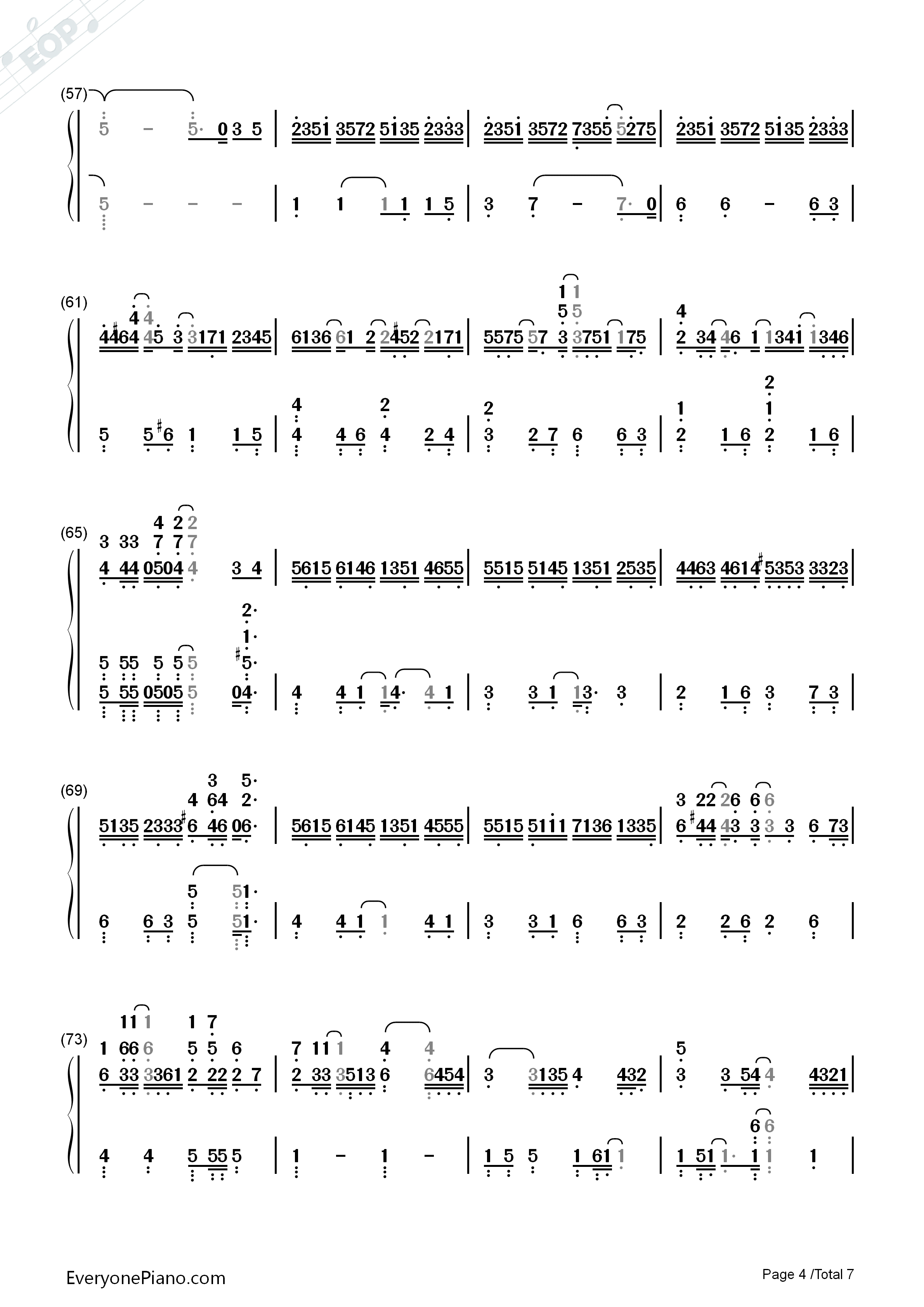 风的痕迹钢琴简谱_VK克演唱