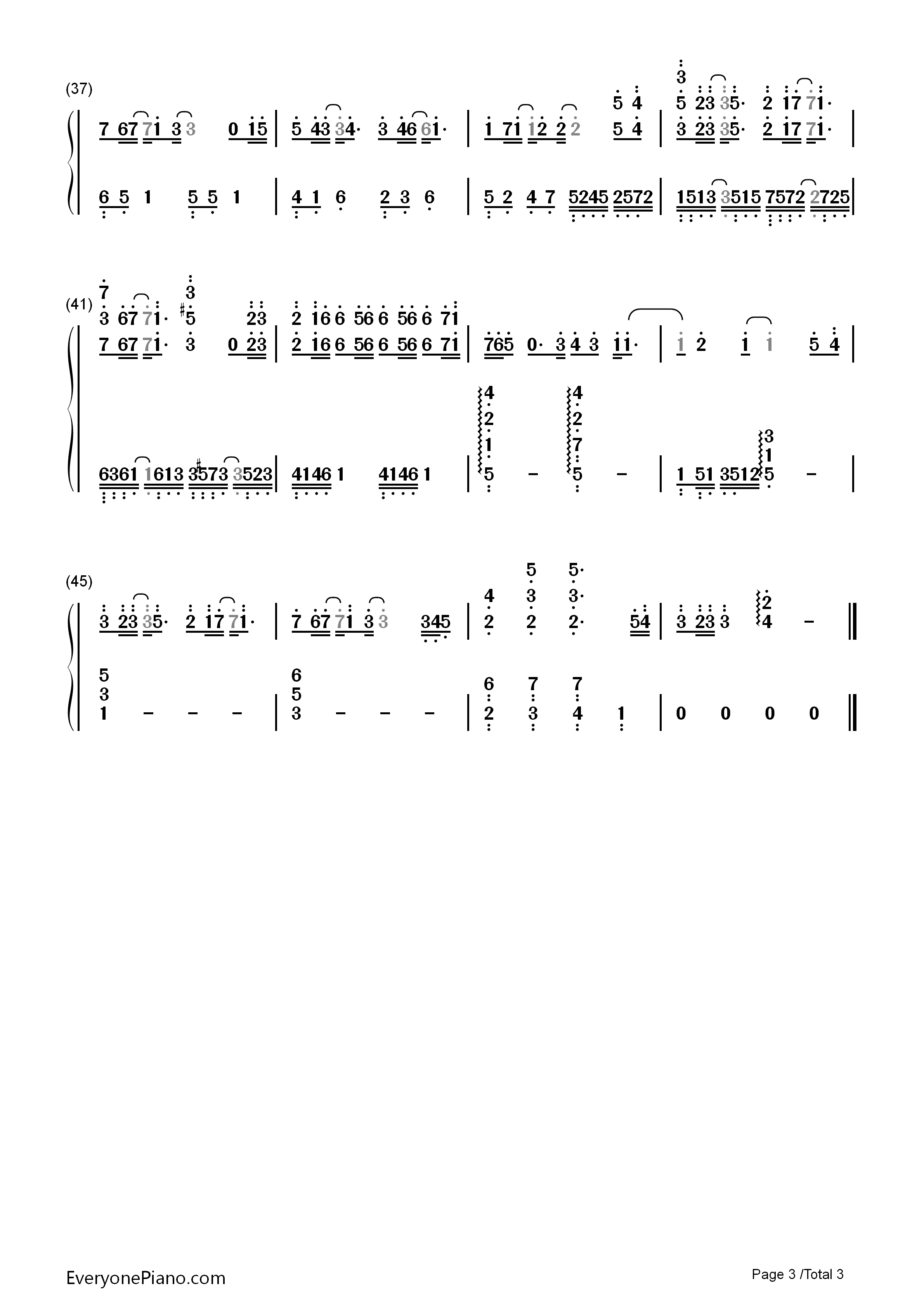 左半边翅膀钢琴简谱_许飞演唱