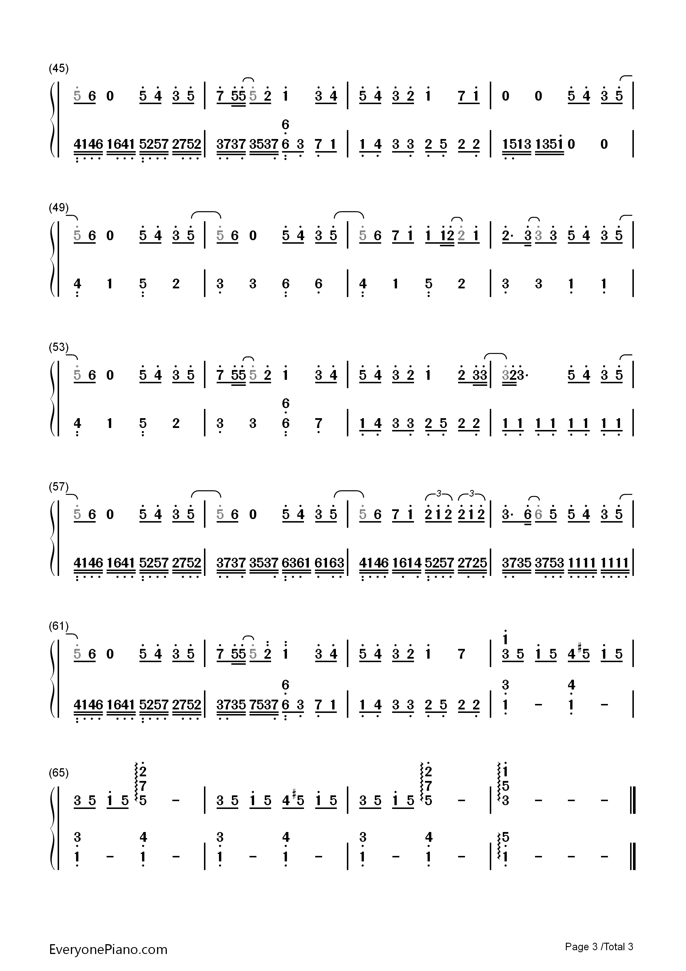 说谎钢琴简谱_林宥嘉演唱