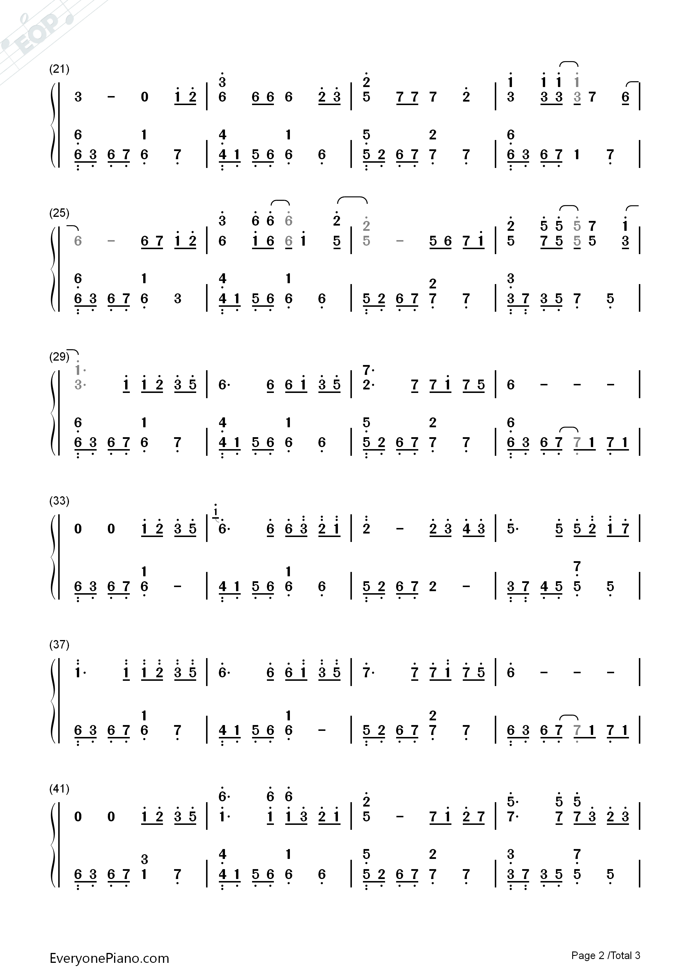 夜空的寂静钢琴简谱_赵海洋演唱