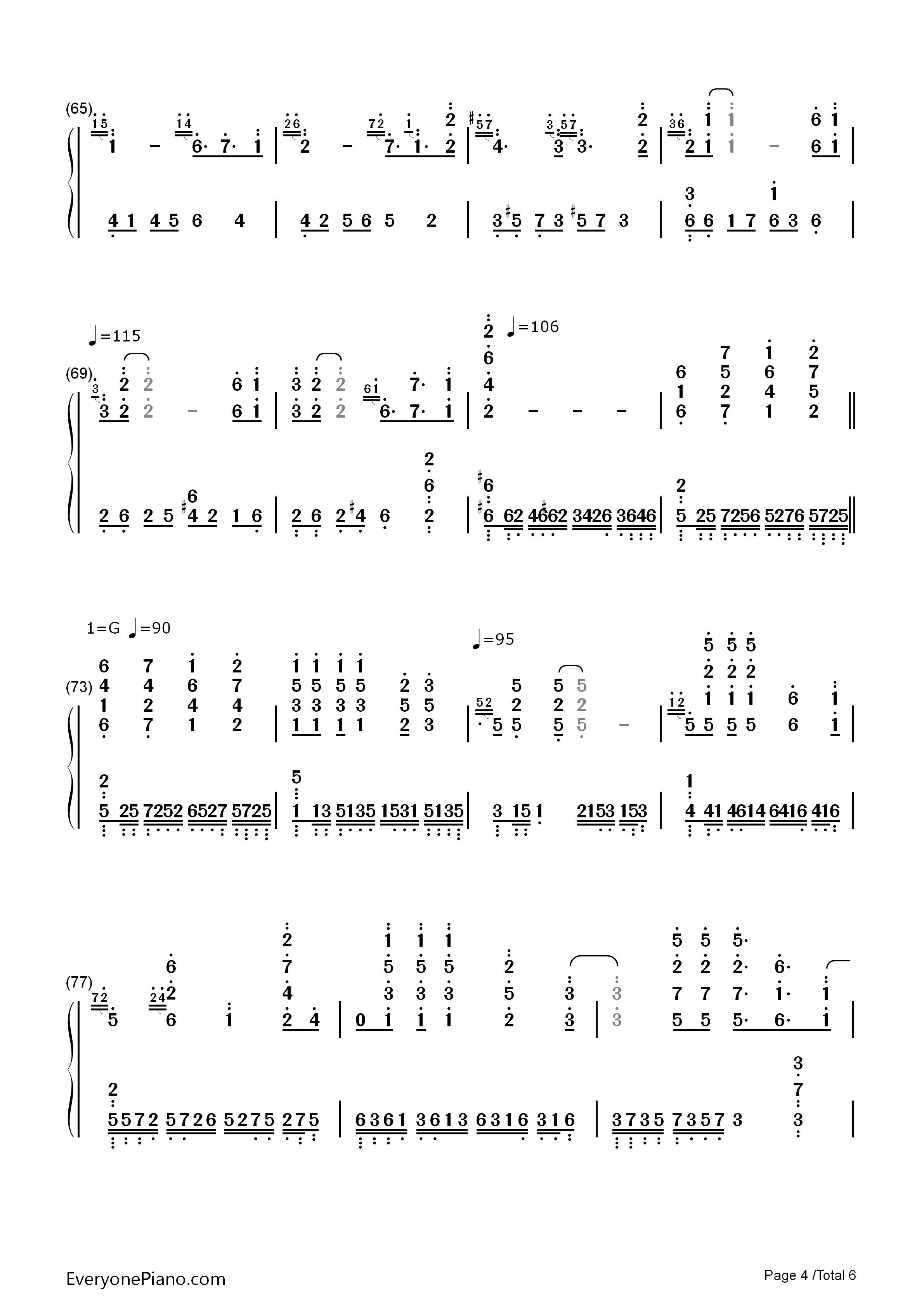 Part_of_Your_World钢琴简谱_Alan_Menken演唱