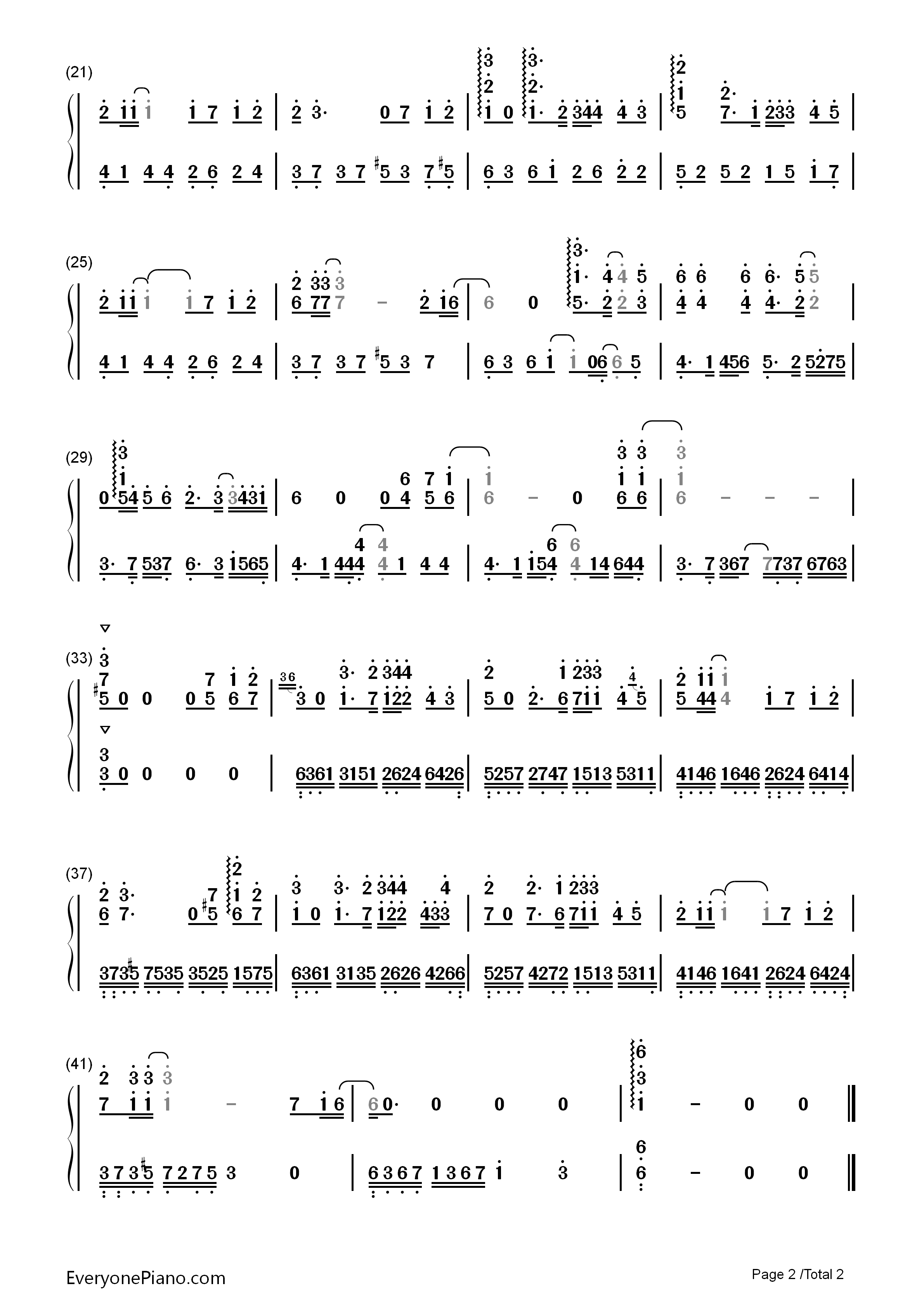 即使知道要见面钢琴简谱_Sara演唱