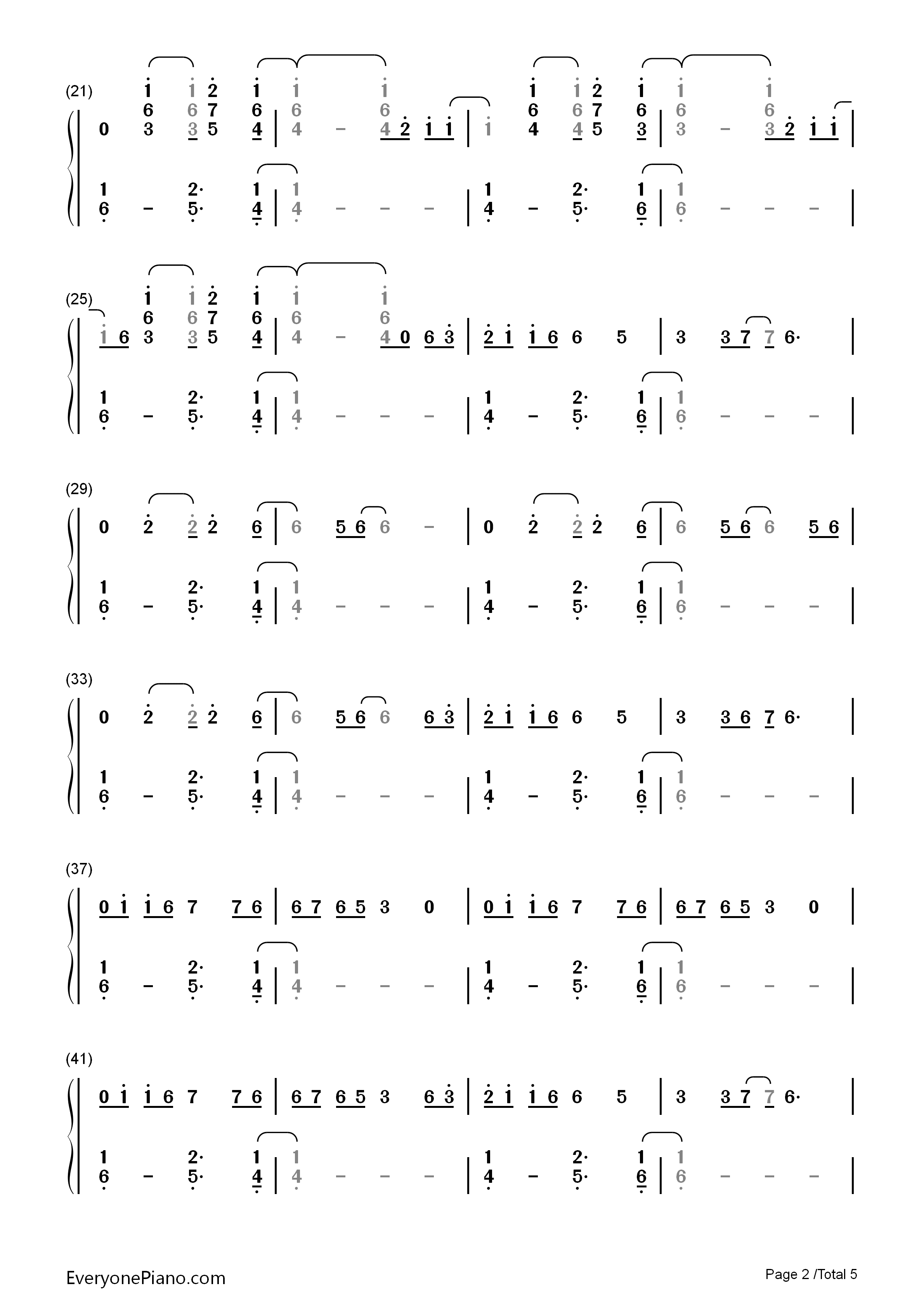 Find_You钢琴简谱_Nick_Jonas演唱