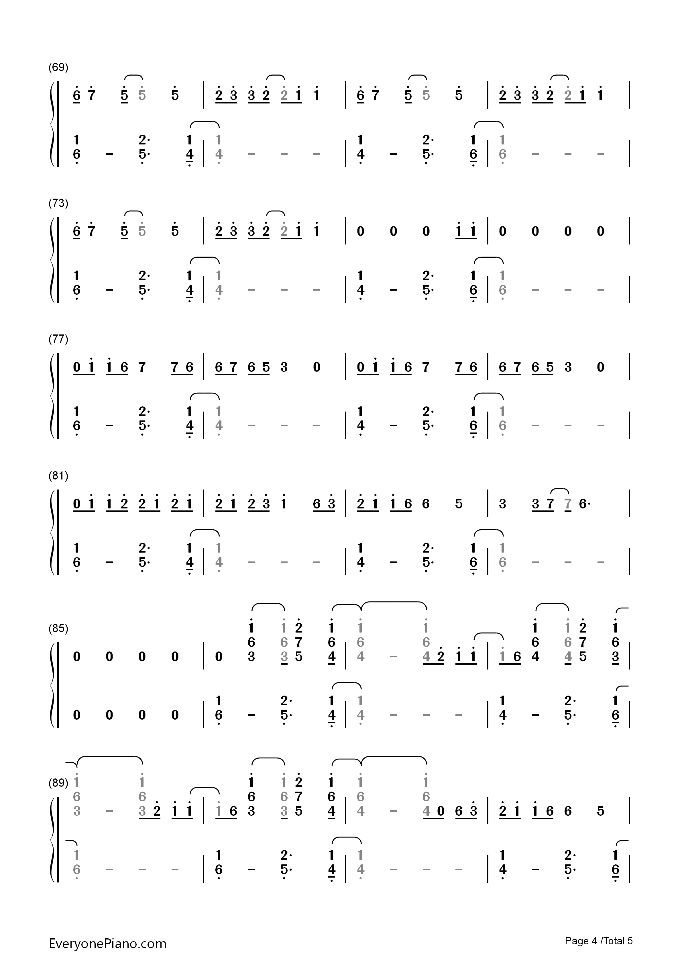 Find_You钢琴简谱_Nick_Jonas演唱