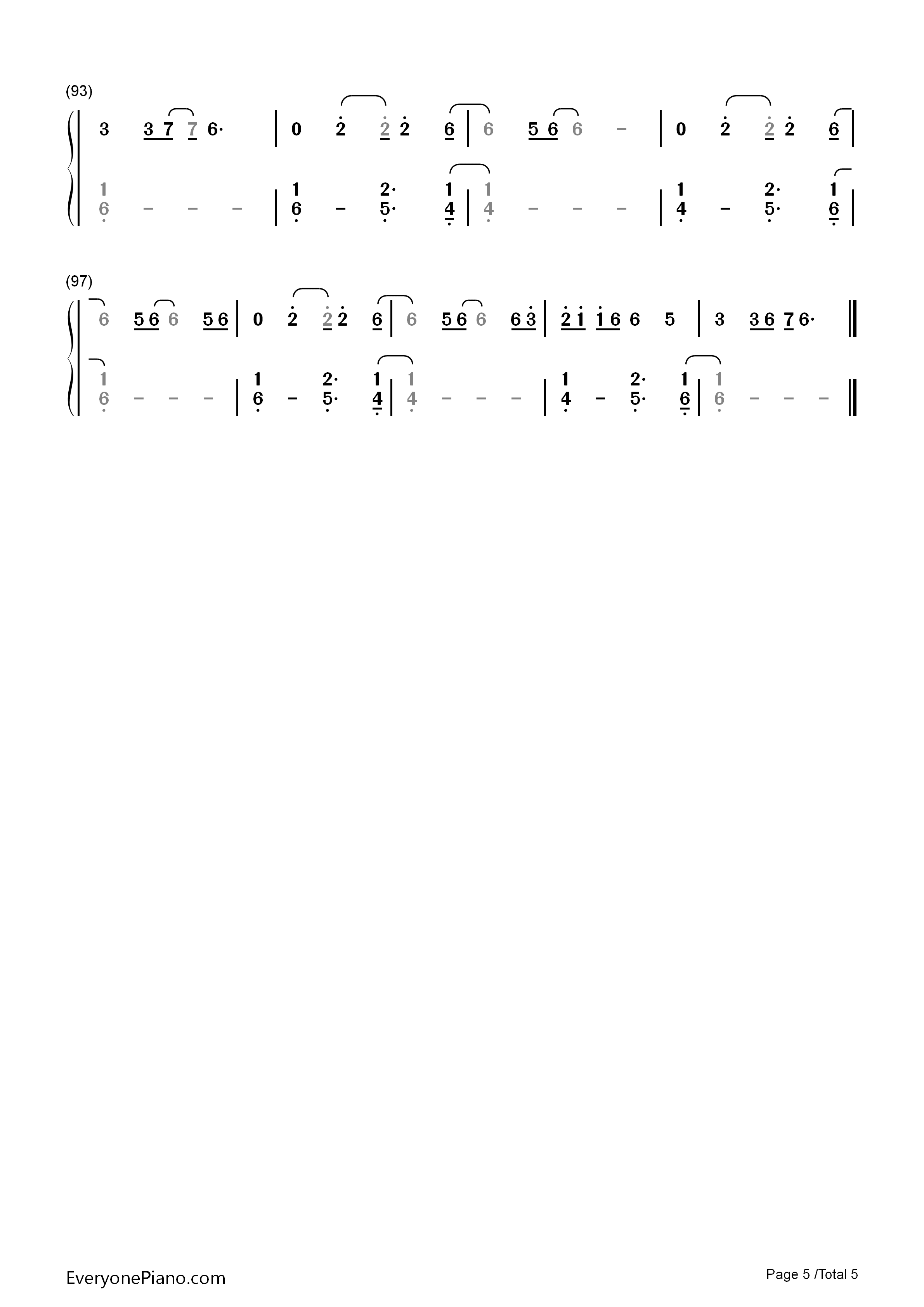 Find_You钢琴简谱_Nick_Jonas演唱