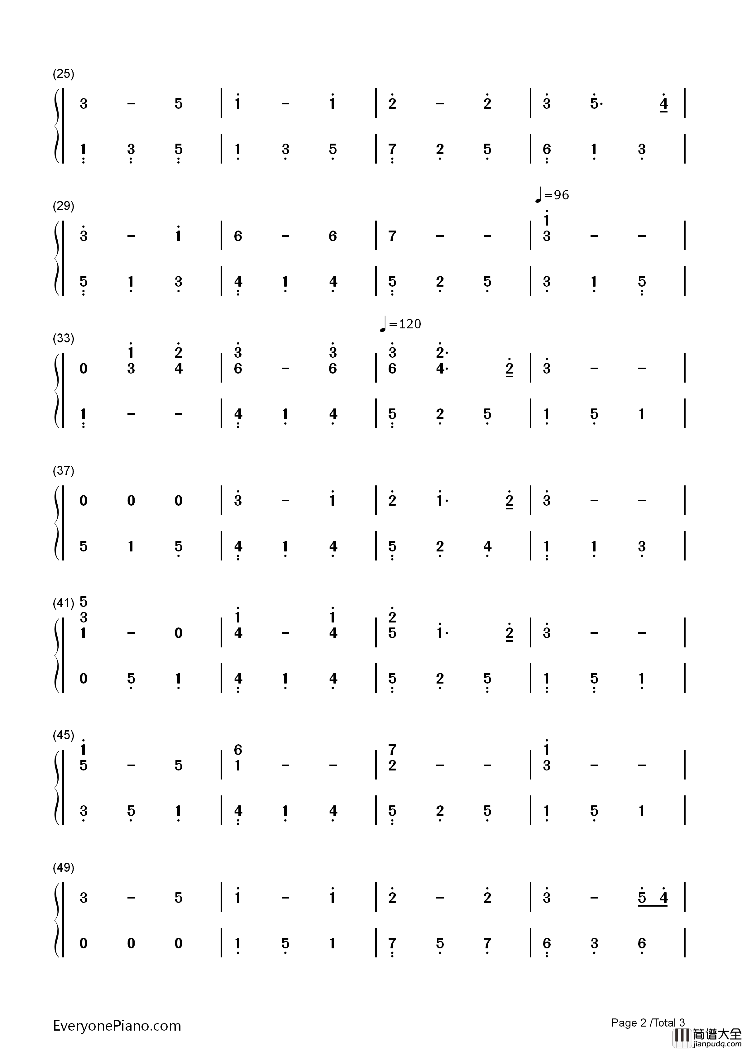拥有Masbfca钢琴简谱_几米演唱