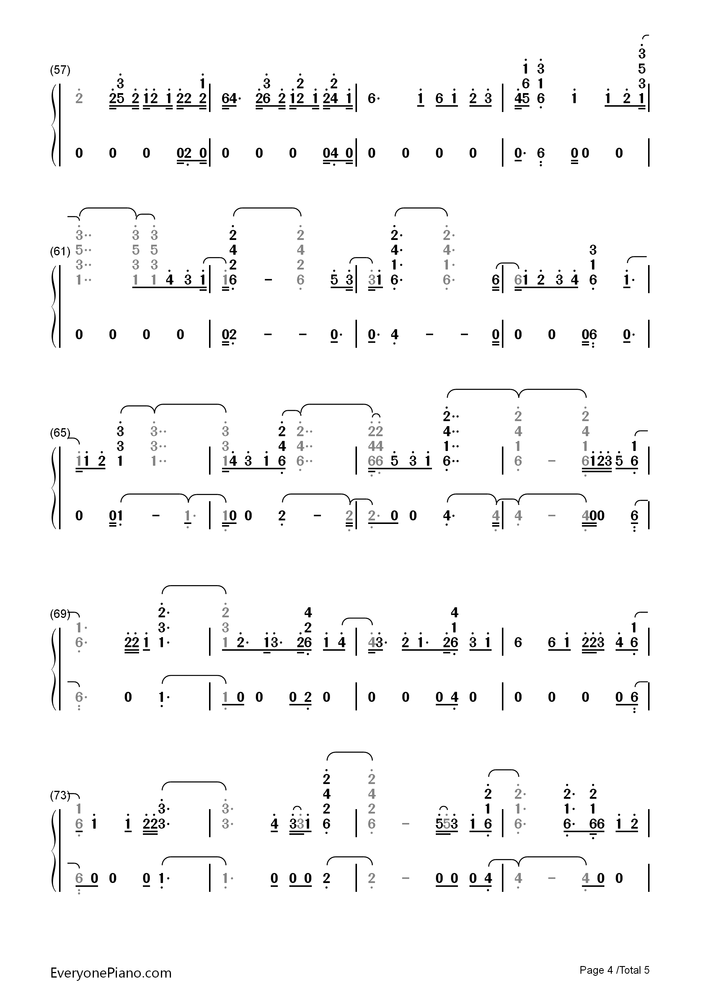 Angel钢琴简谱_Fifth_Harmony演唱