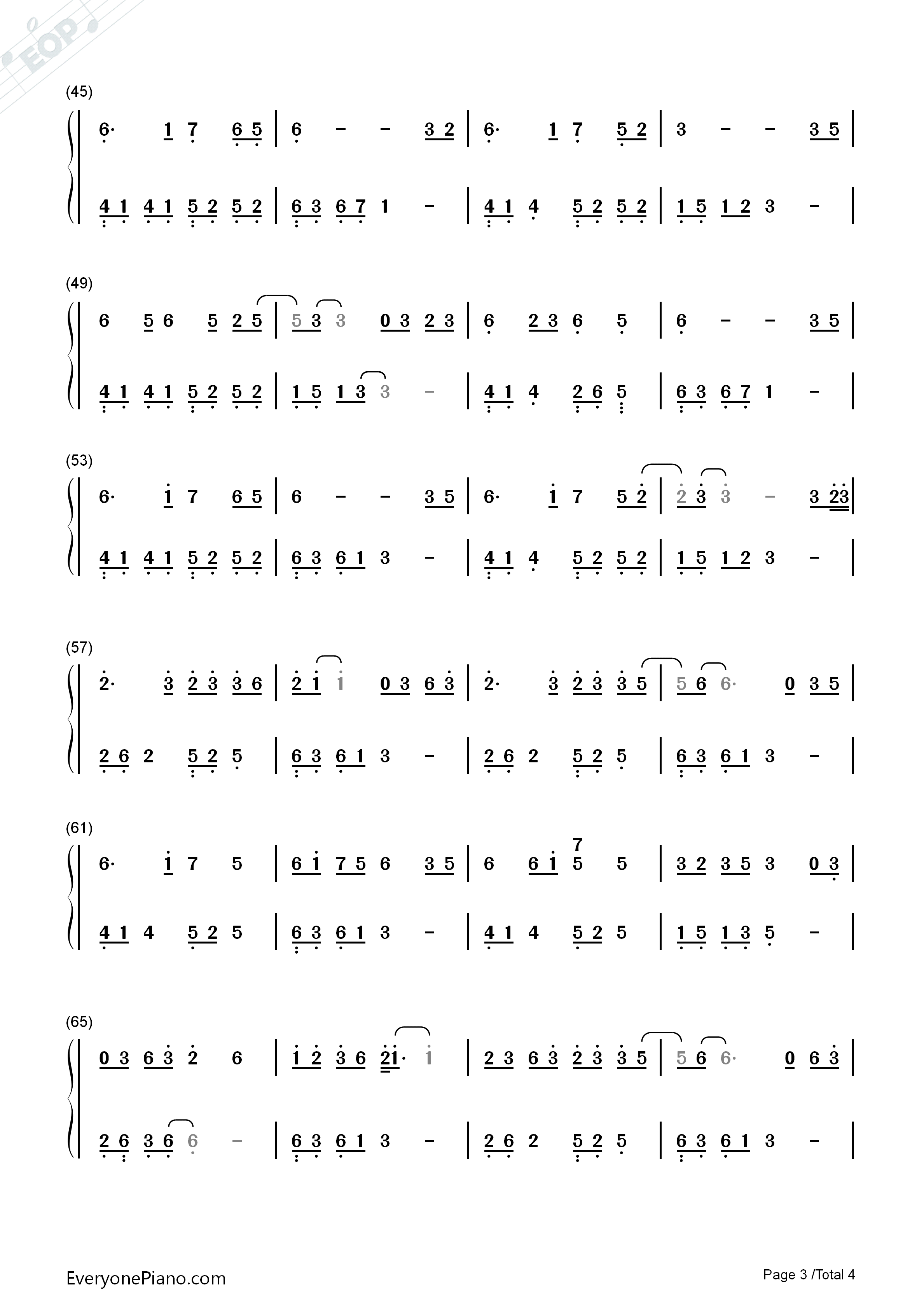 枫思秋月钢琴简谱_赵海洋演唱