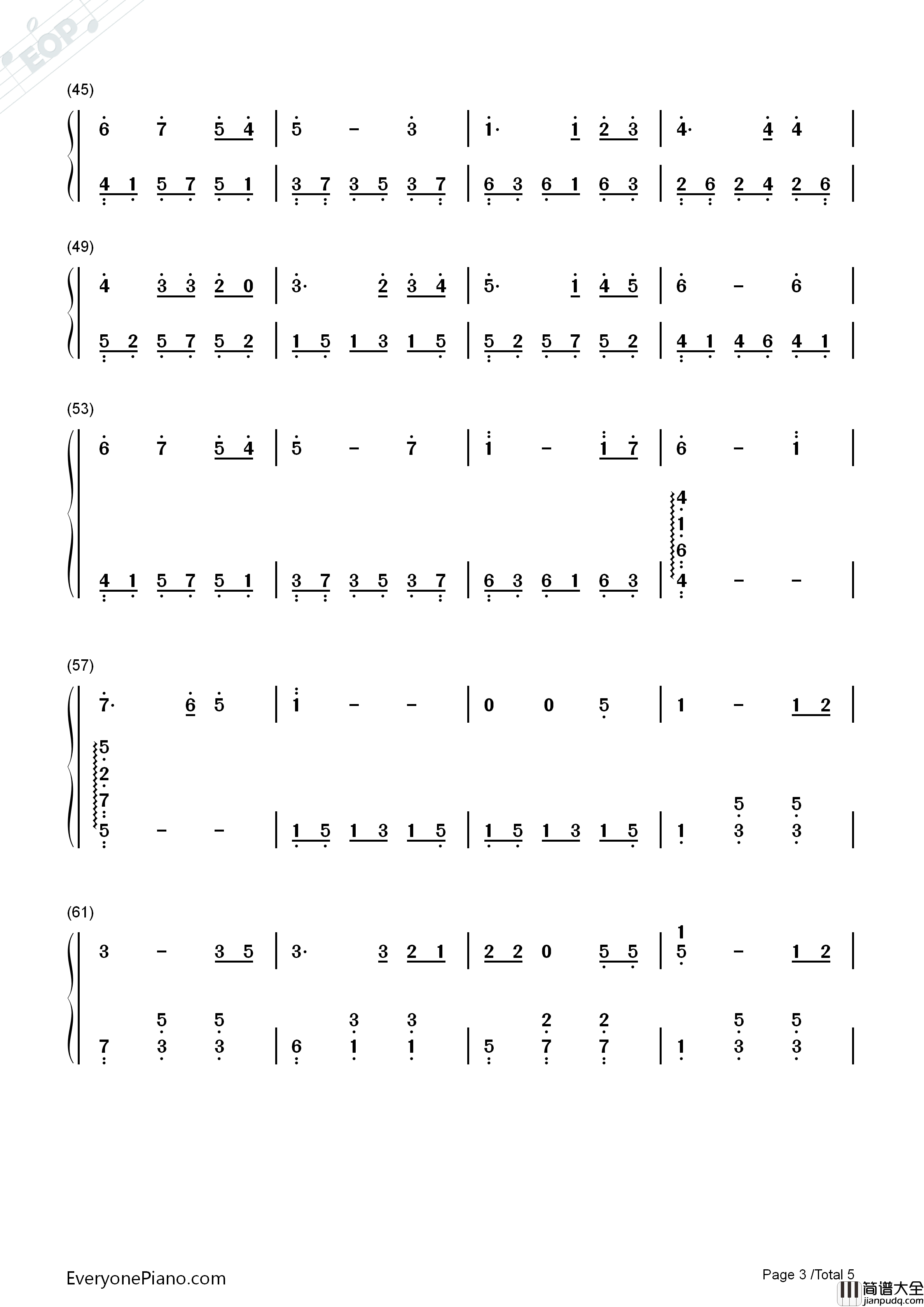 向日葵之家的圆舞曲钢琴简谱_藤泽麻衣__久石让_宫崎骏演唱