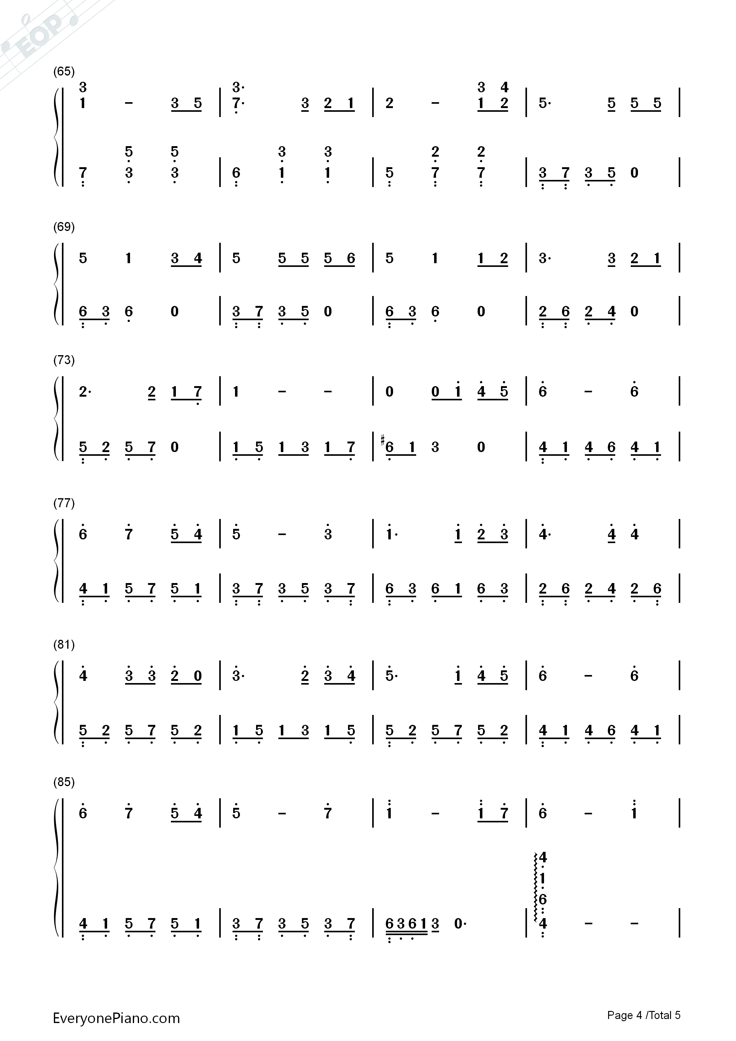 向日葵之家的圆舞曲钢琴简谱_藤泽麻衣__久石让_宫崎骏演唱