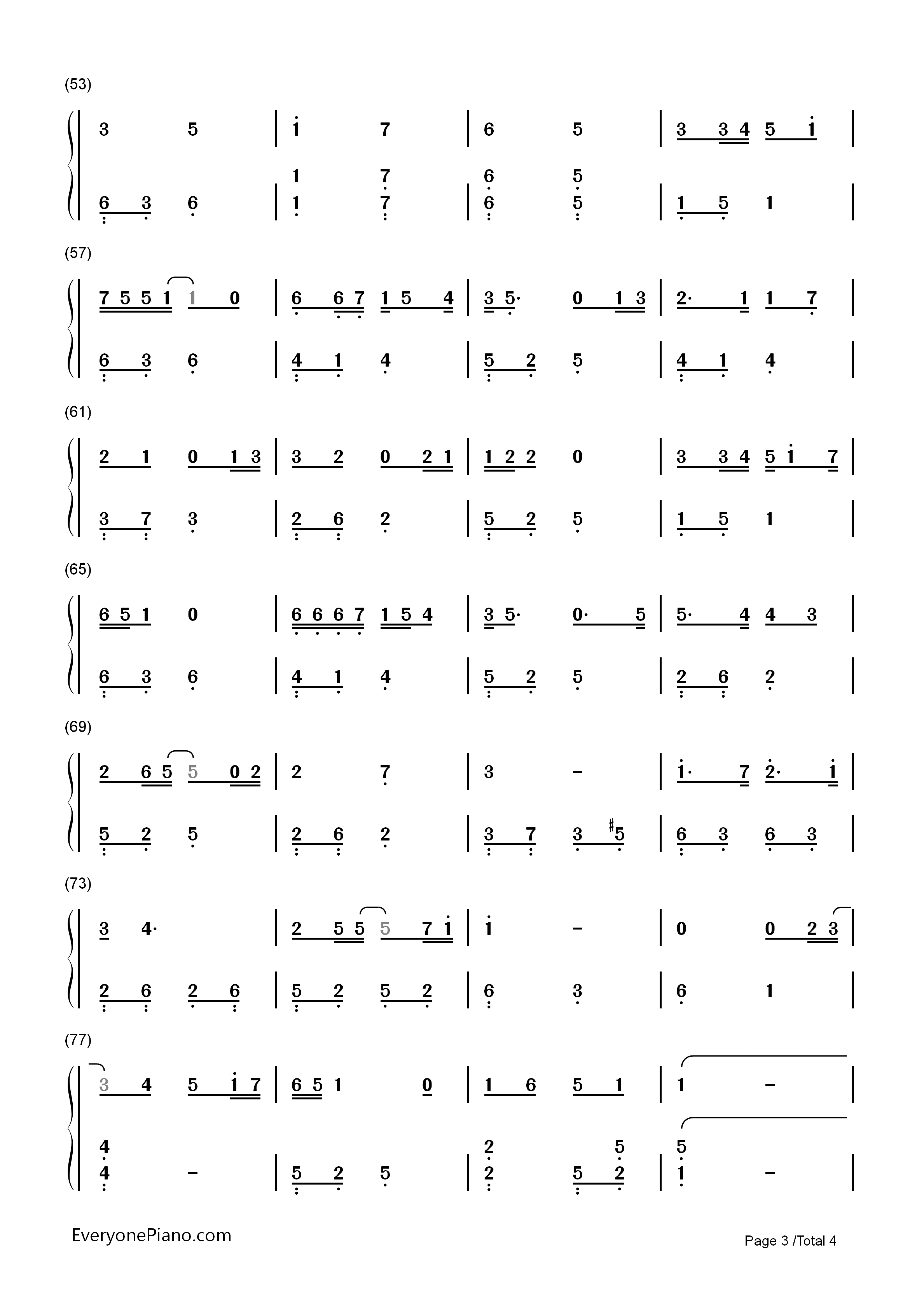 How_Does_A_Moment_Last_Forever钢琴简谱_Céline_Dion_London_Voices_Michael_Kosarin演唱