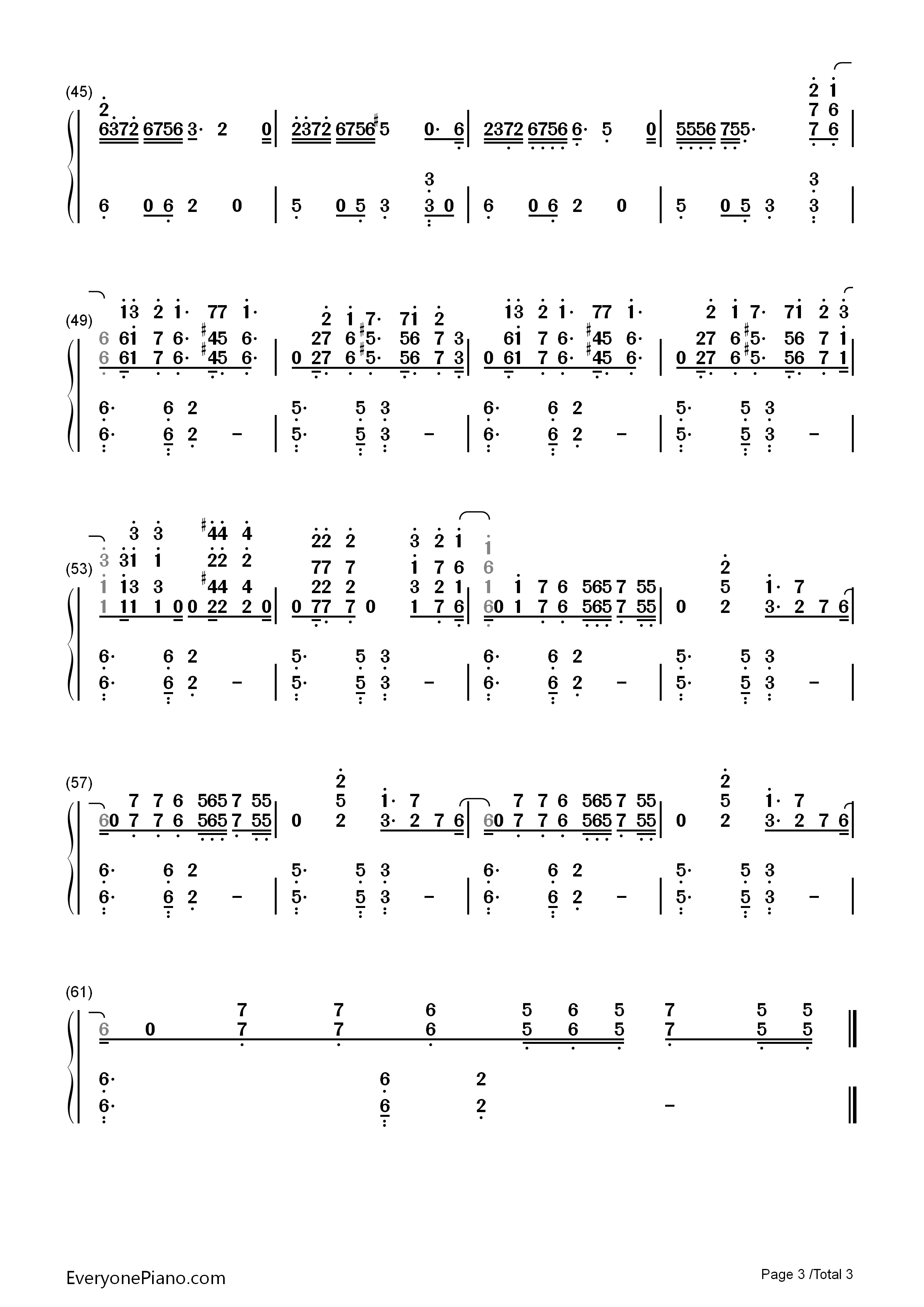 Back_to_You钢琴简谱_Louis_Tomlinson演唱