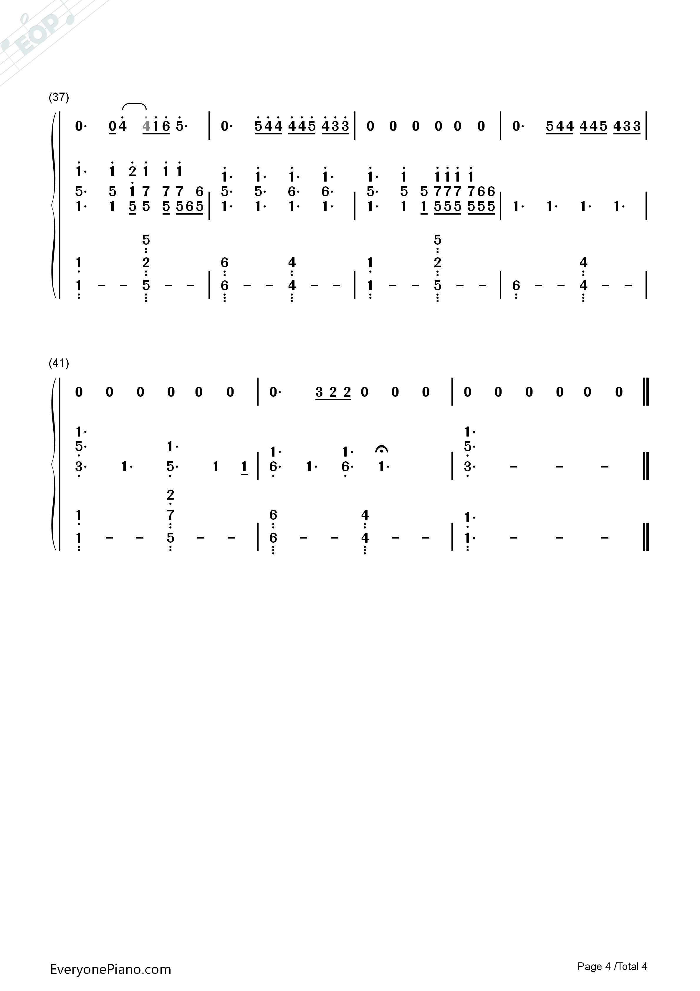 Say_Something完整版钢琴简谱_A_Great_Big_World__Christina_Aguilera演唱