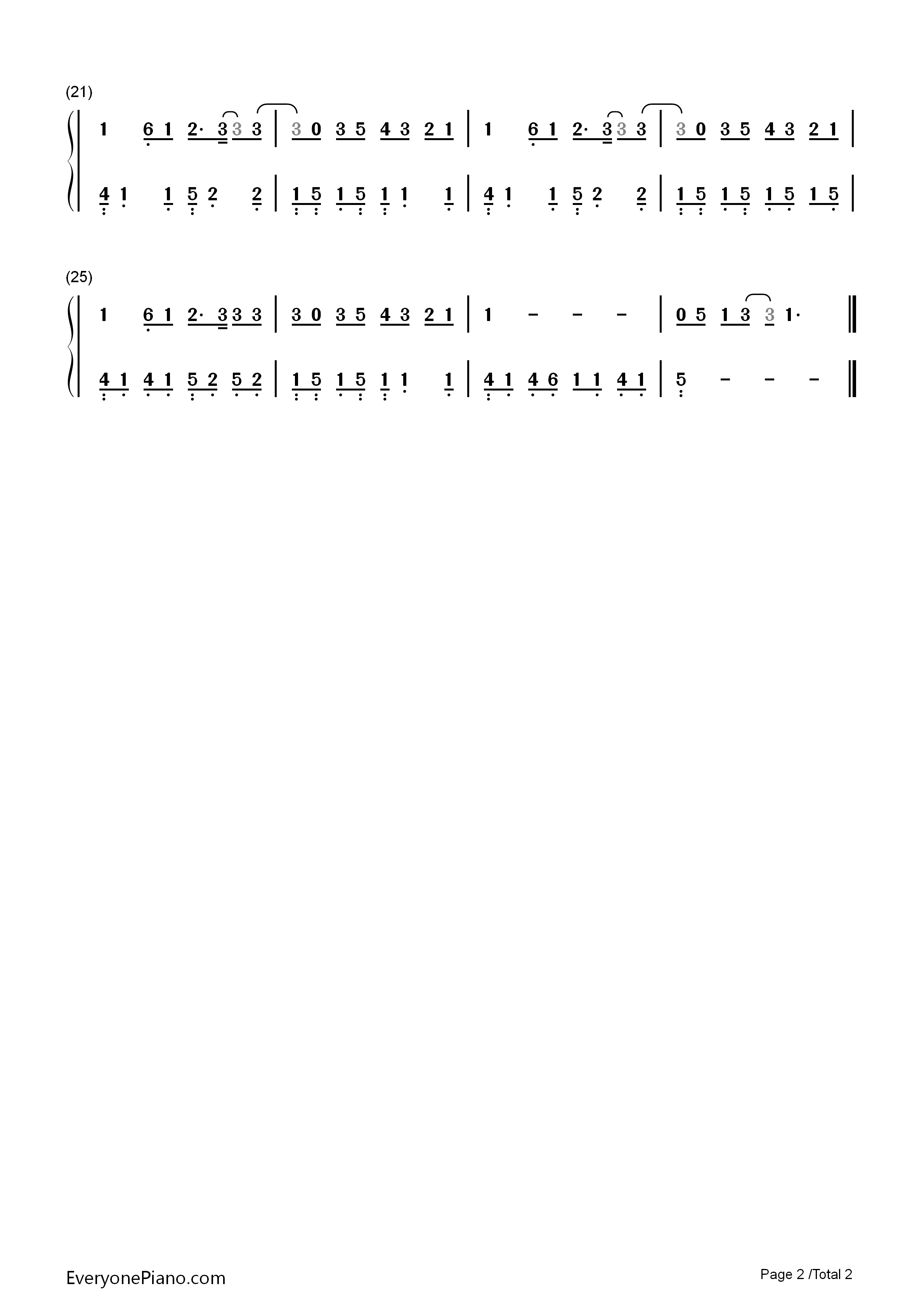 LOVE钢琴简谱_田馥甄演唱