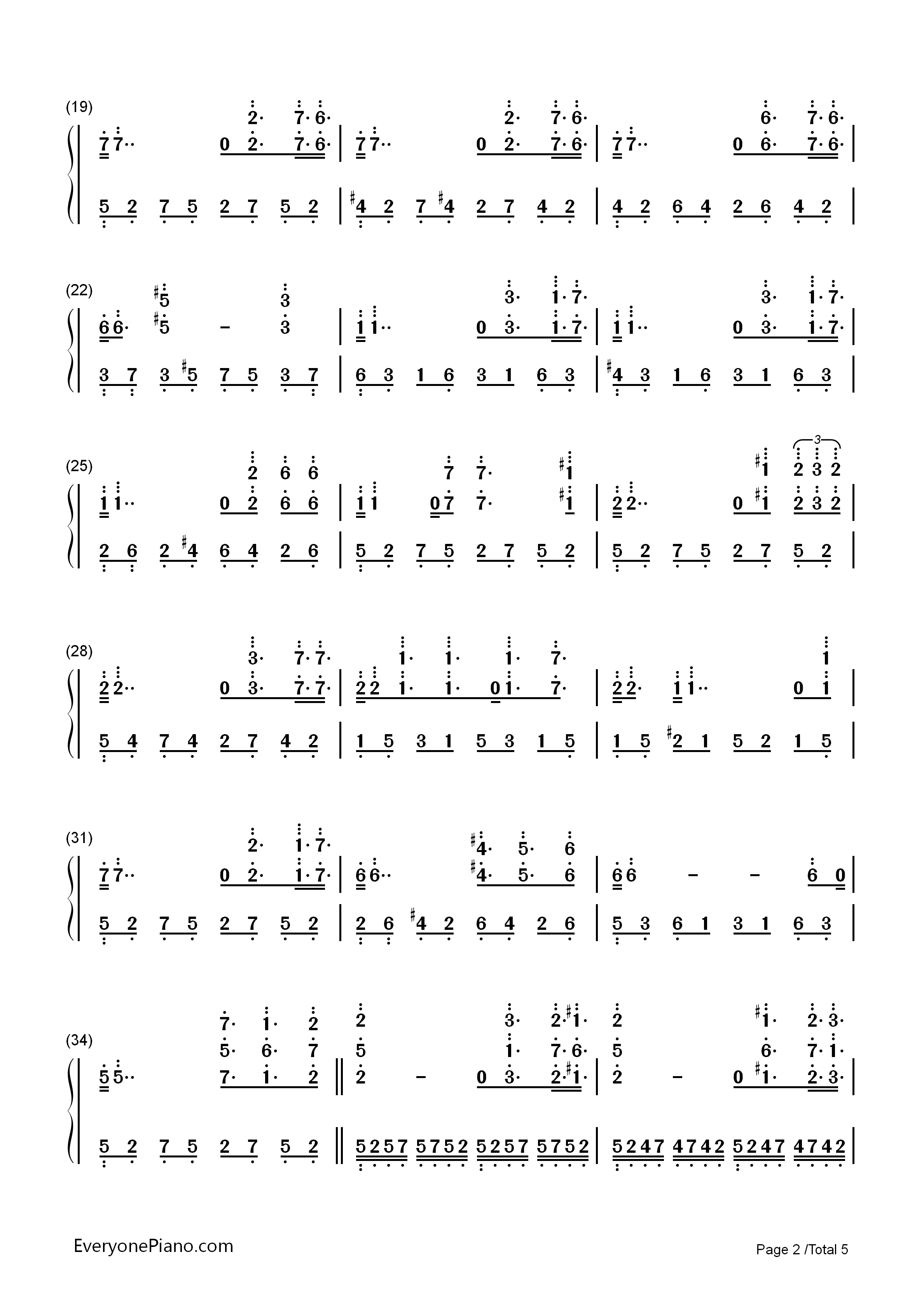 My_Way钢琴简谱_理查德_克莱德曼演唱