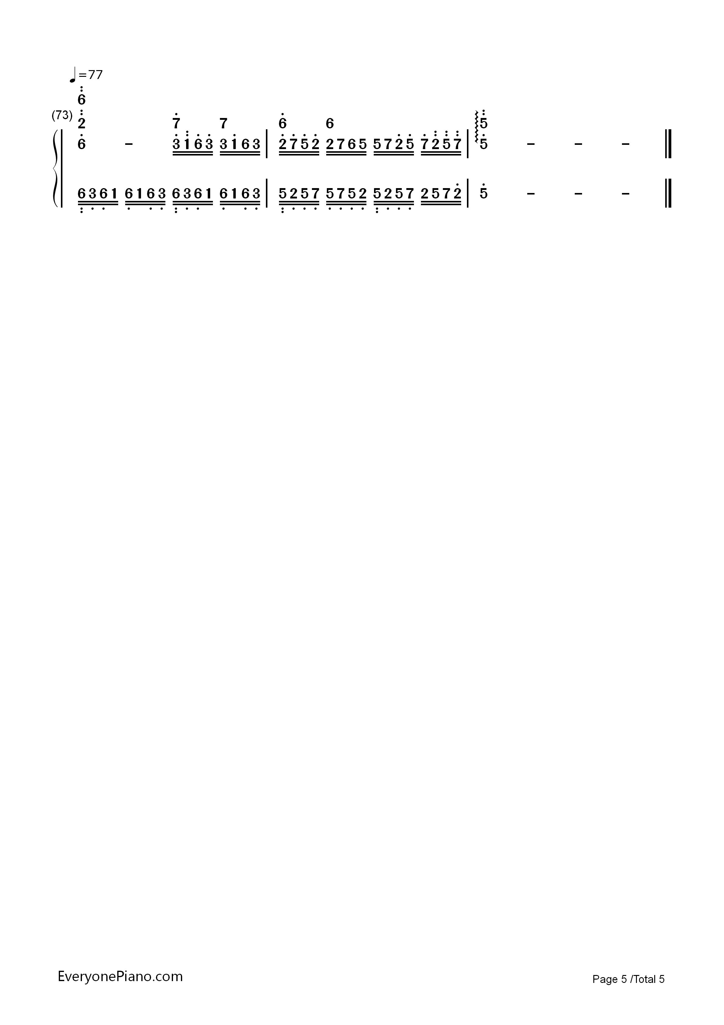 My_Way钢琴简谱_理查德_克莱德曼演唱