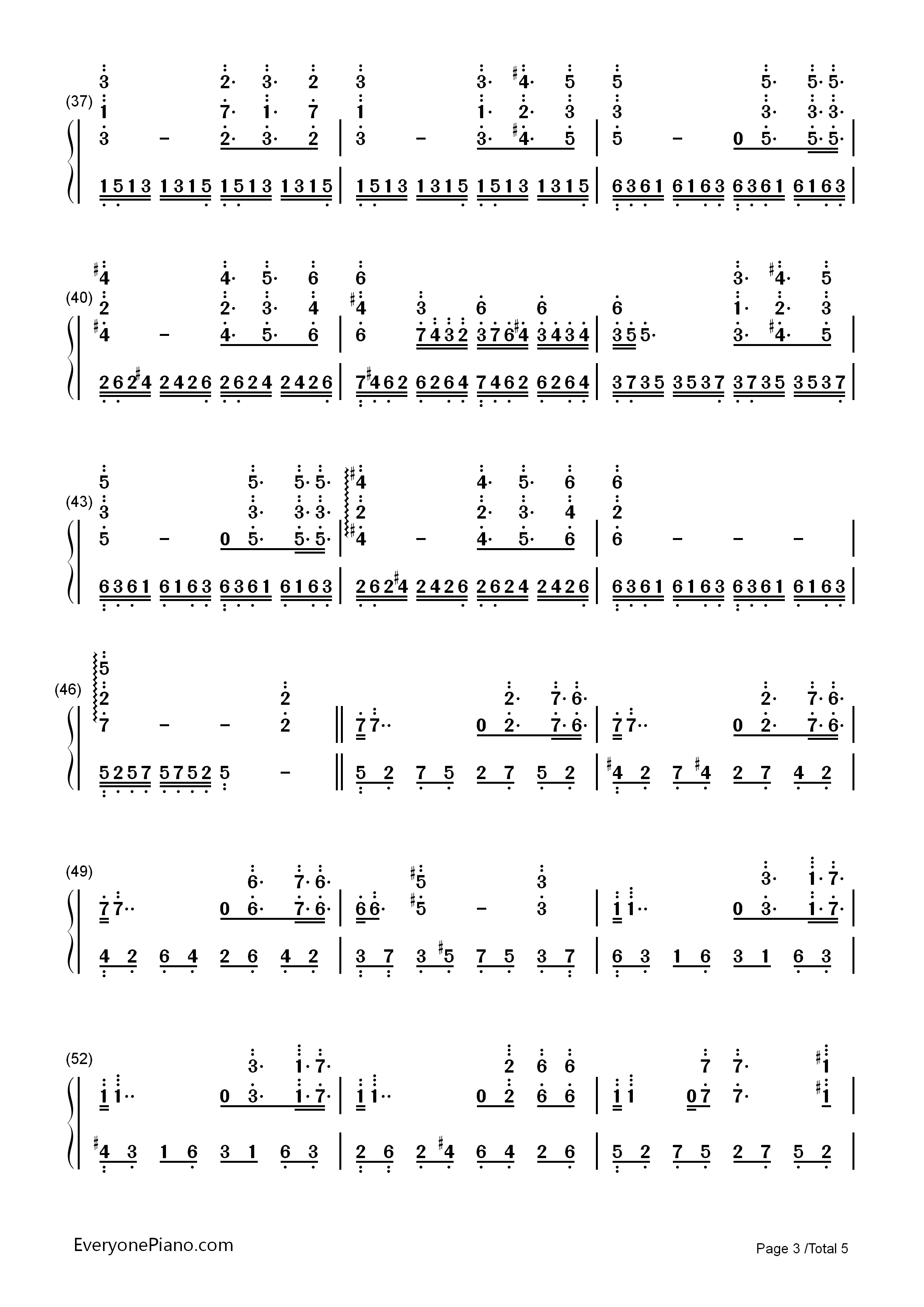 My_Way钢琴简谱_理查德_克莱德曼演唱