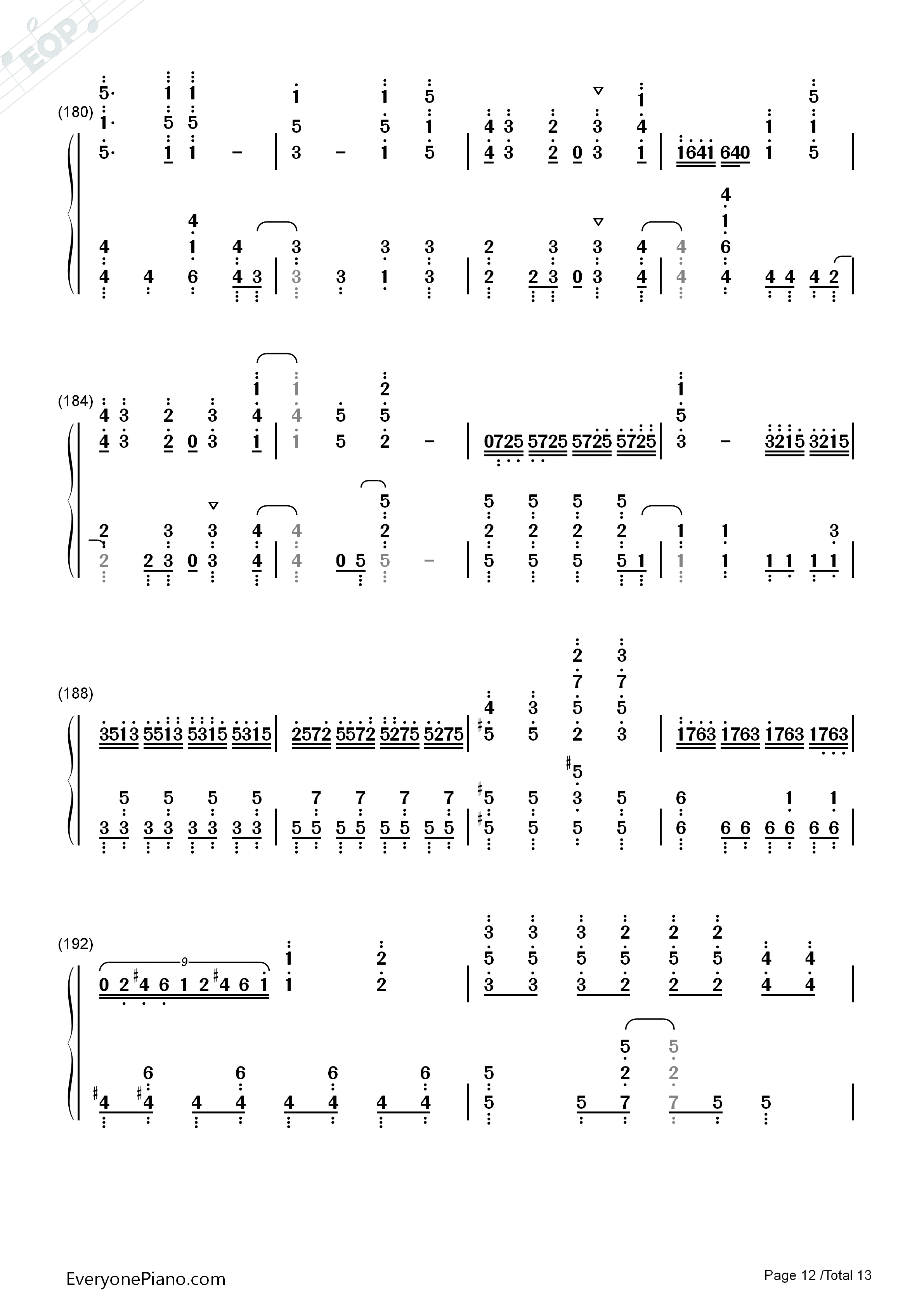 地球最后の告白を钢琴简谱_GUMI演唱
