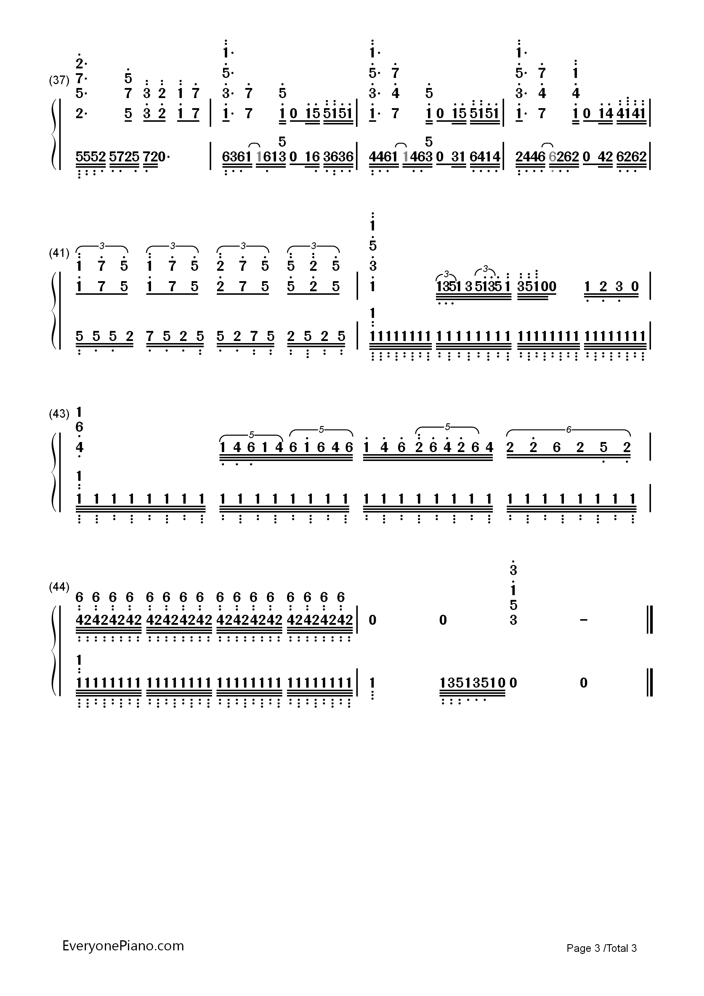 Courage钢琴简谱_户松遥演唱