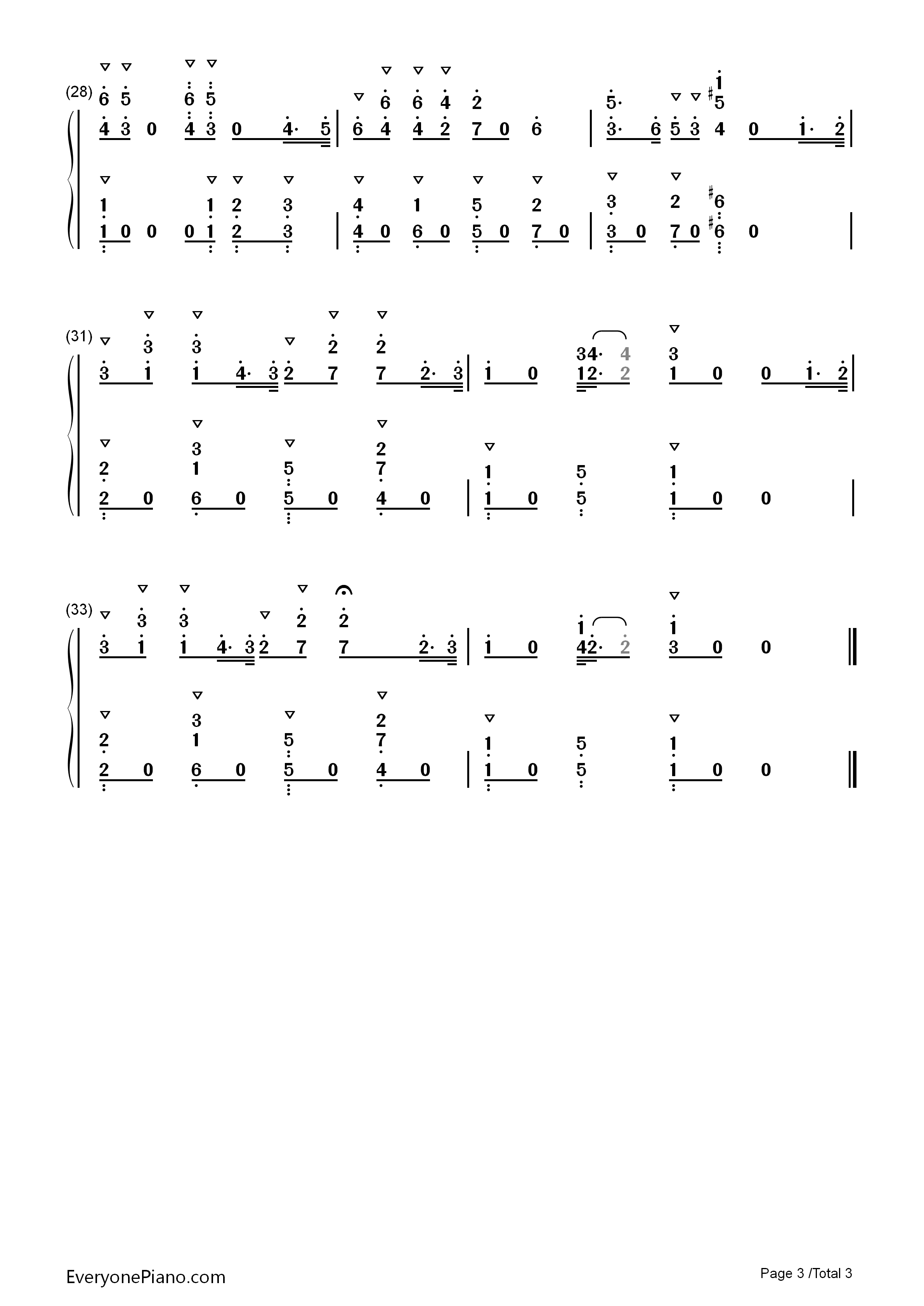 可爱颂钢琴简谱_Hari__荷莉演唱