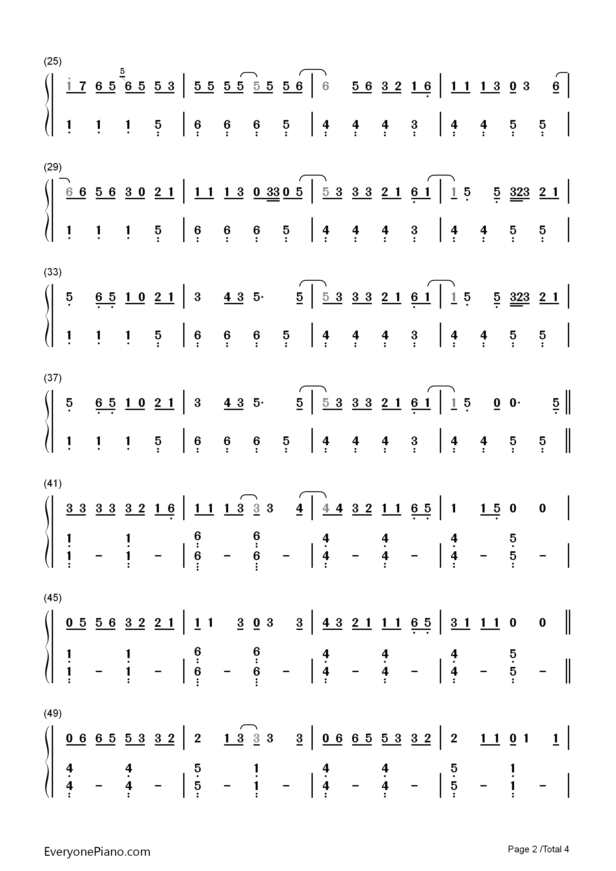 What_Do_I_Know钢琴简谱_Ed_Sheeran演唱